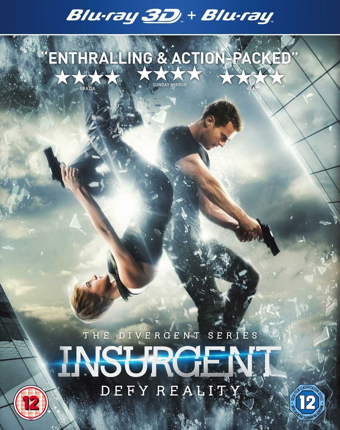 Película Insurgent Blu-ray 3D y 2D en disco físico importado