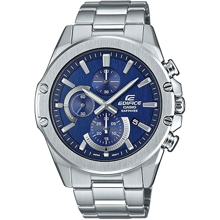 Casio Men Chronograph Quartz Watch with Stainless Steel Strap EFR-S567D-2AVUEF