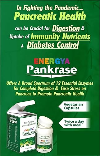 Miniatura 7 de ENERGYA PANKRASE_Combinación de 12 Enzimas para Gas, Hinchazón. Enzimas Ayuda en la Digestión de Alimentos y Absorción de Nutrientes (Paquete de 5)