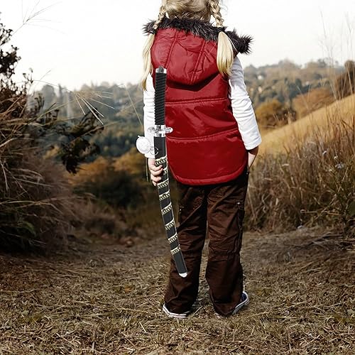 Miniatura 9 de Abaodam Mini katana de juguete de plástico espada samurái japonesa armas de juguete conjunto de disfraces de Halloween accesorios de juguete para