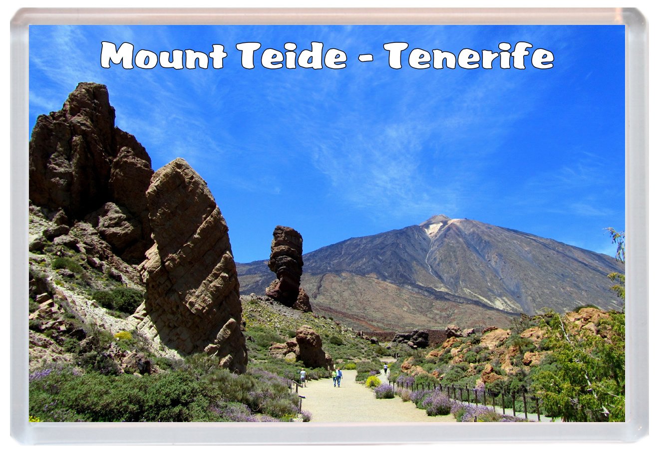 Baked Bean Store Mount Teide - Tenerife - Canary Islands - Spain - Jumbo Fridge Magnet C