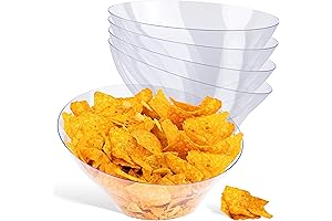 54oz Clear Plastic Serving Bowls: Your Party-Perfect Touch for Refreshing Indulgence