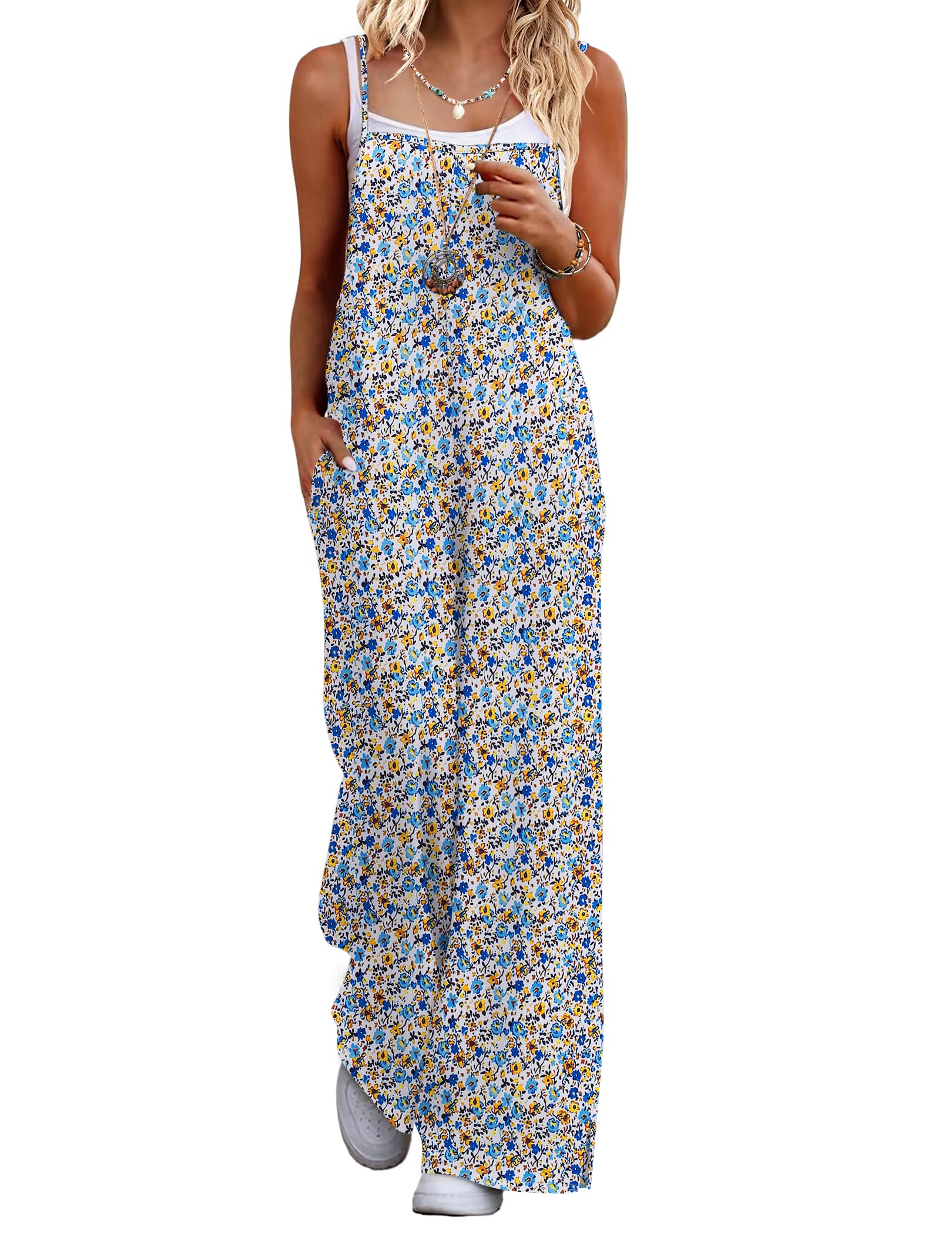 Ekouaer Floral Romper