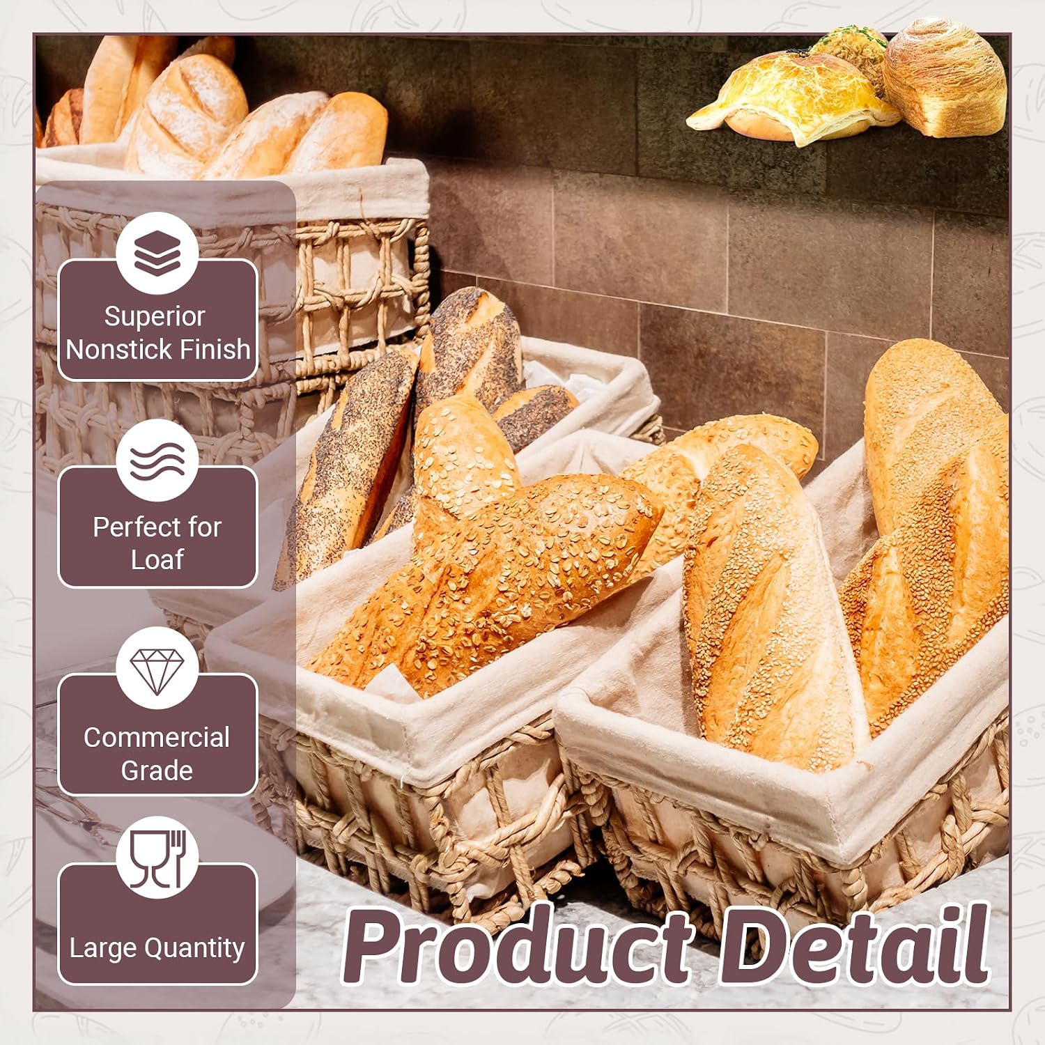 SHENLIU 200 Pcs Mini Disposable Paper Loaf Pan with 200 Clear Plastic Bread Bags, 3.1 x 1.5 x 1.6 Inch Paper Loaf Pans for Baking for Homemade Bread Bakers and Bakery Owners