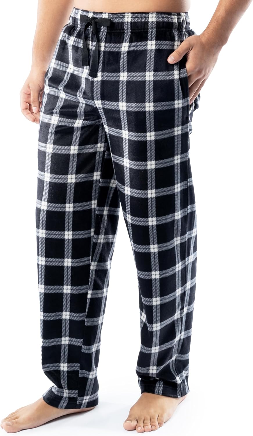 IZOD mens Micro Sueded Fleece Sleep Pajama Pant - Image 5
