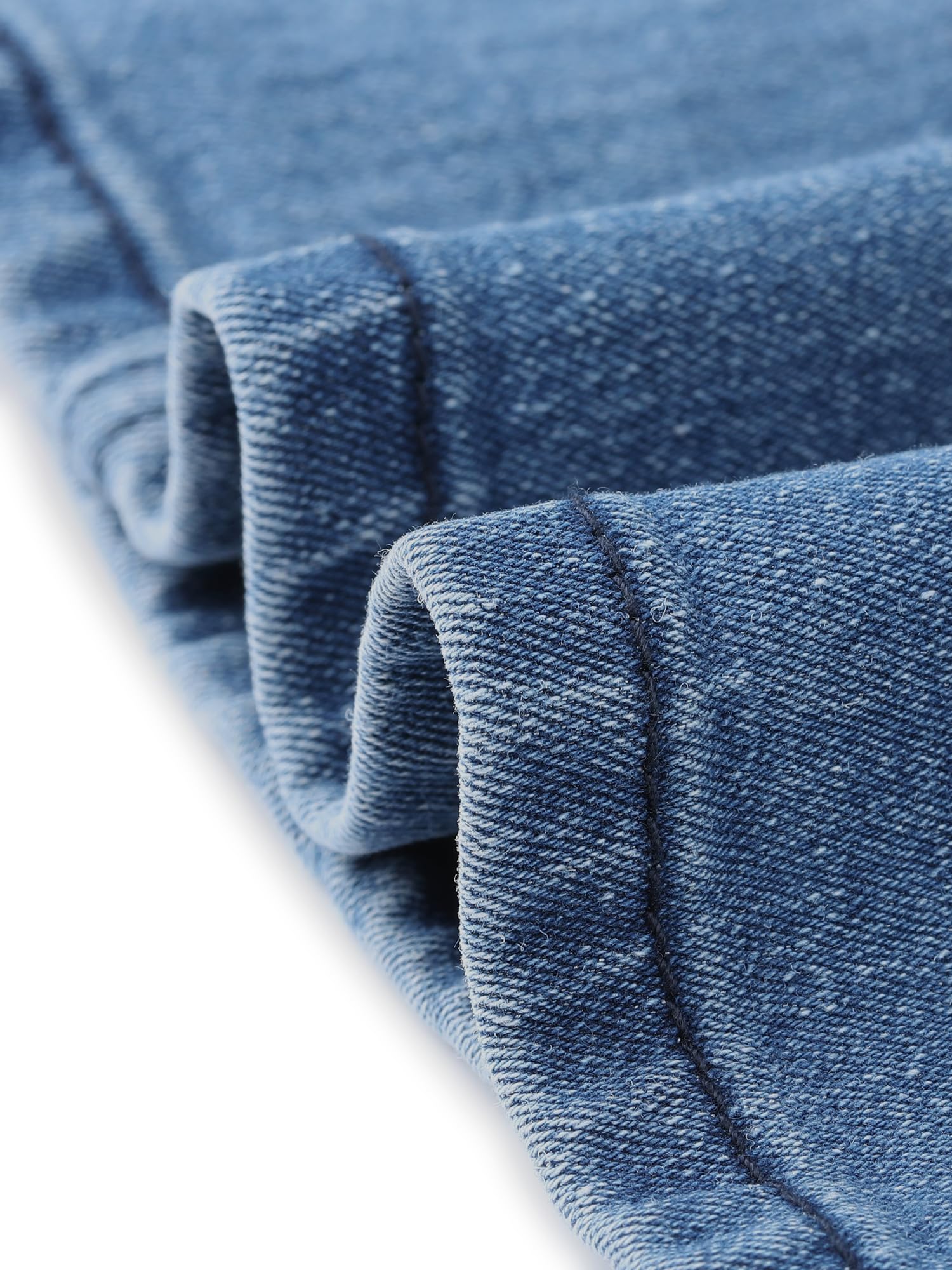Allegra K Jeansrock für Damen Stretch Kniebedeckt Denimrock | Hohe Taille mit Hintenem Schlitz 2 Taschen Vielseitig für Lässigen Alltag Klassisches Styling