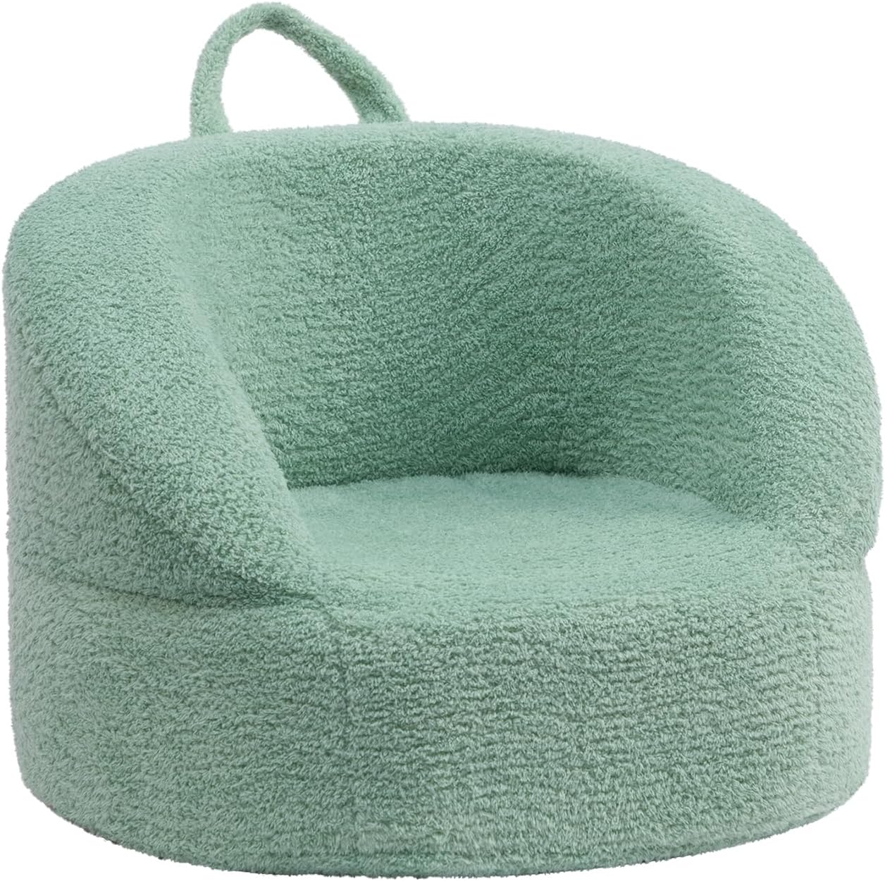 ALIMORDEN Snug-Arch Kids Sofa, Comfy Foam Kids Armchair with a Snug Embrace Design, Green