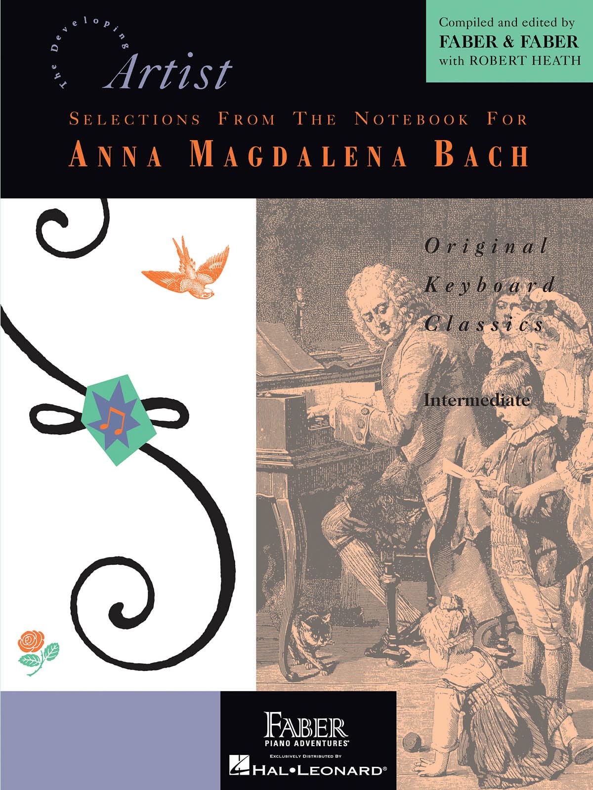 Faber Piano Adventures Original Keyboard Classics Selections from the Notebook for Anna Magdalena Bach, Intermediate
