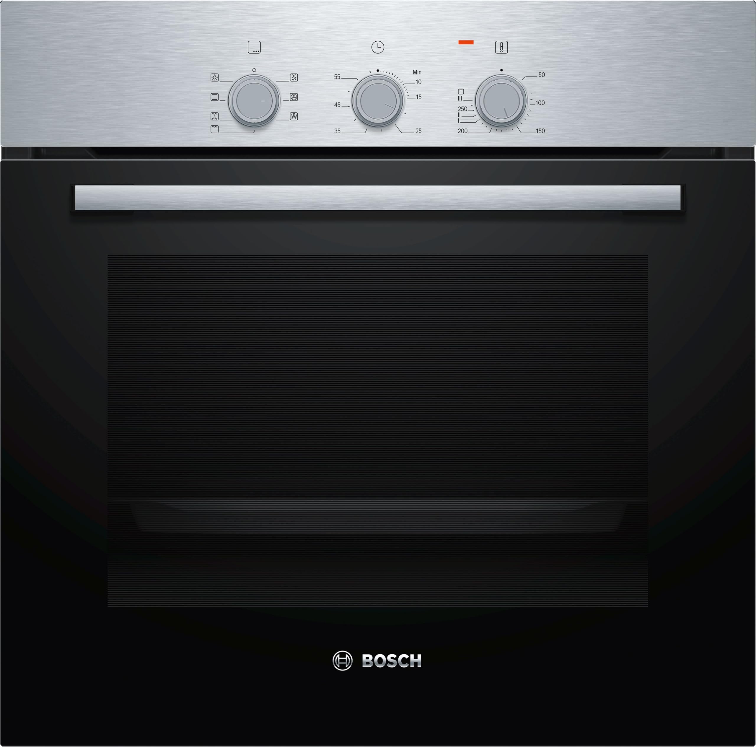 Bosch HBF011BR0 Serie 2 Forno multifunzione Acciaio inox | Forno multifunzione da incasso per cucinare fino a 3 livelli contemporaneamente