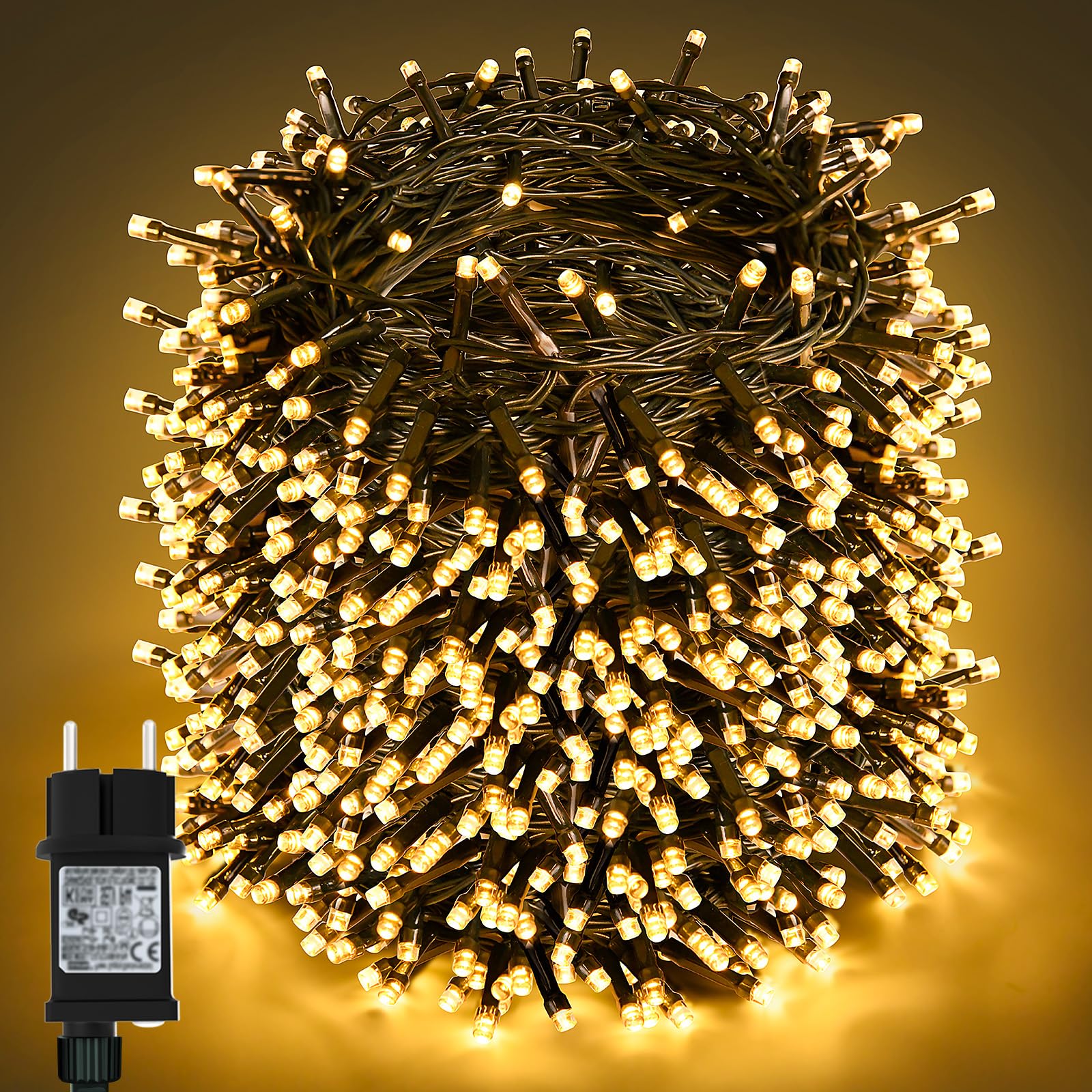 50 meter Kerstverlichting - Gratis levering door heel Europa