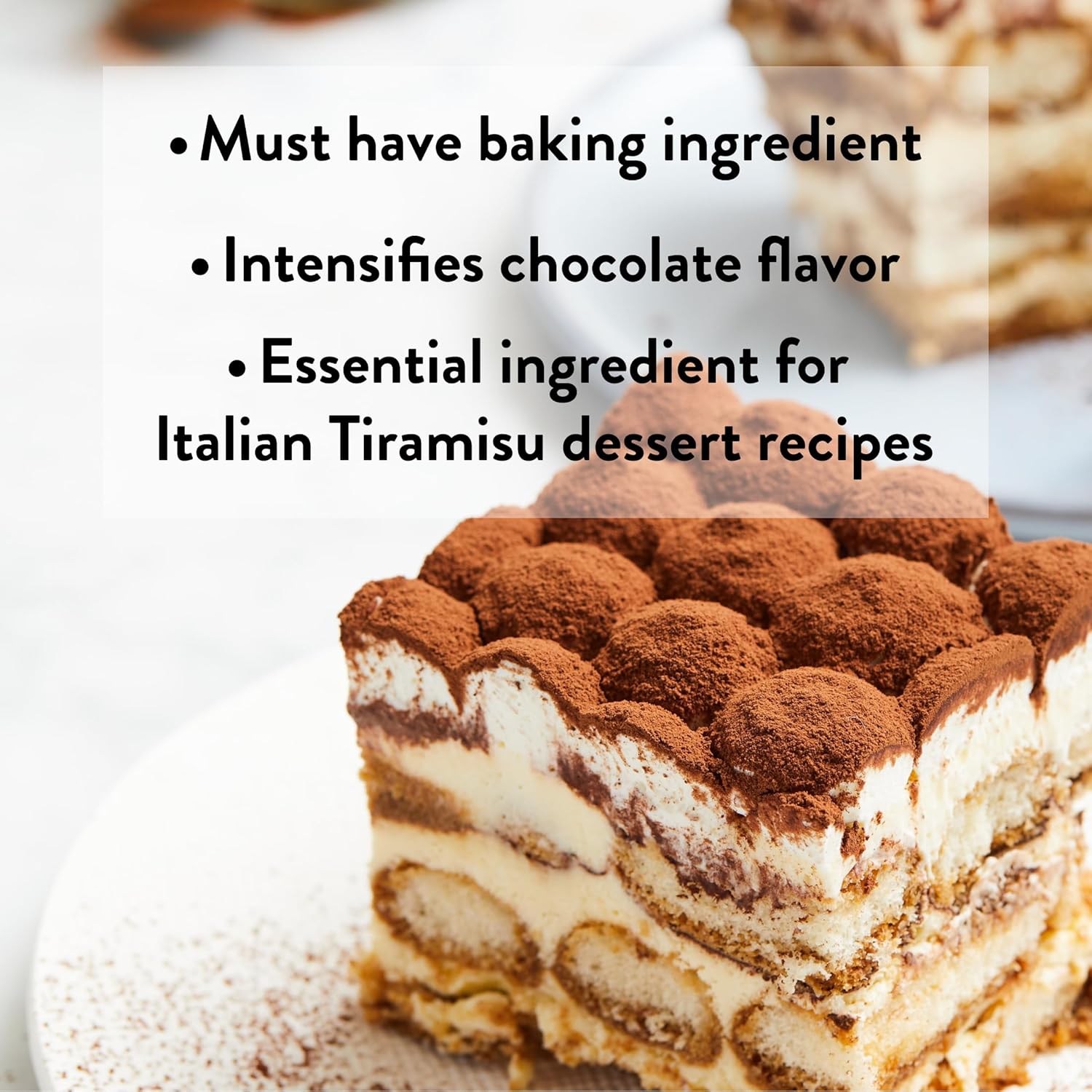 DeLallo Instant Espresso Powder, 1.94 Ounce Jar, 6 Pack, For Baking and Drinks,100% Dark Roast Coffee, Naturally Caffeinated, Non GMO