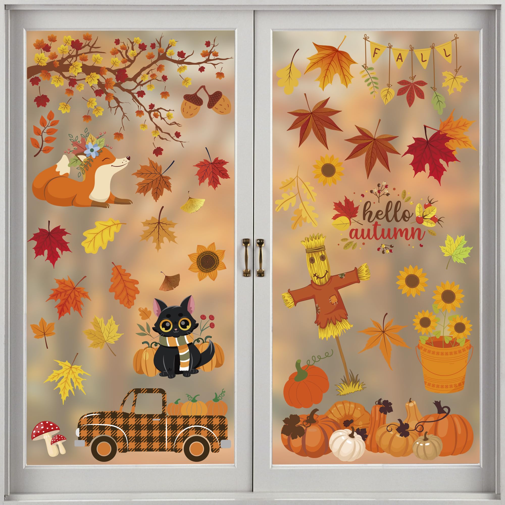 MDDRUIQI Static Window Clings