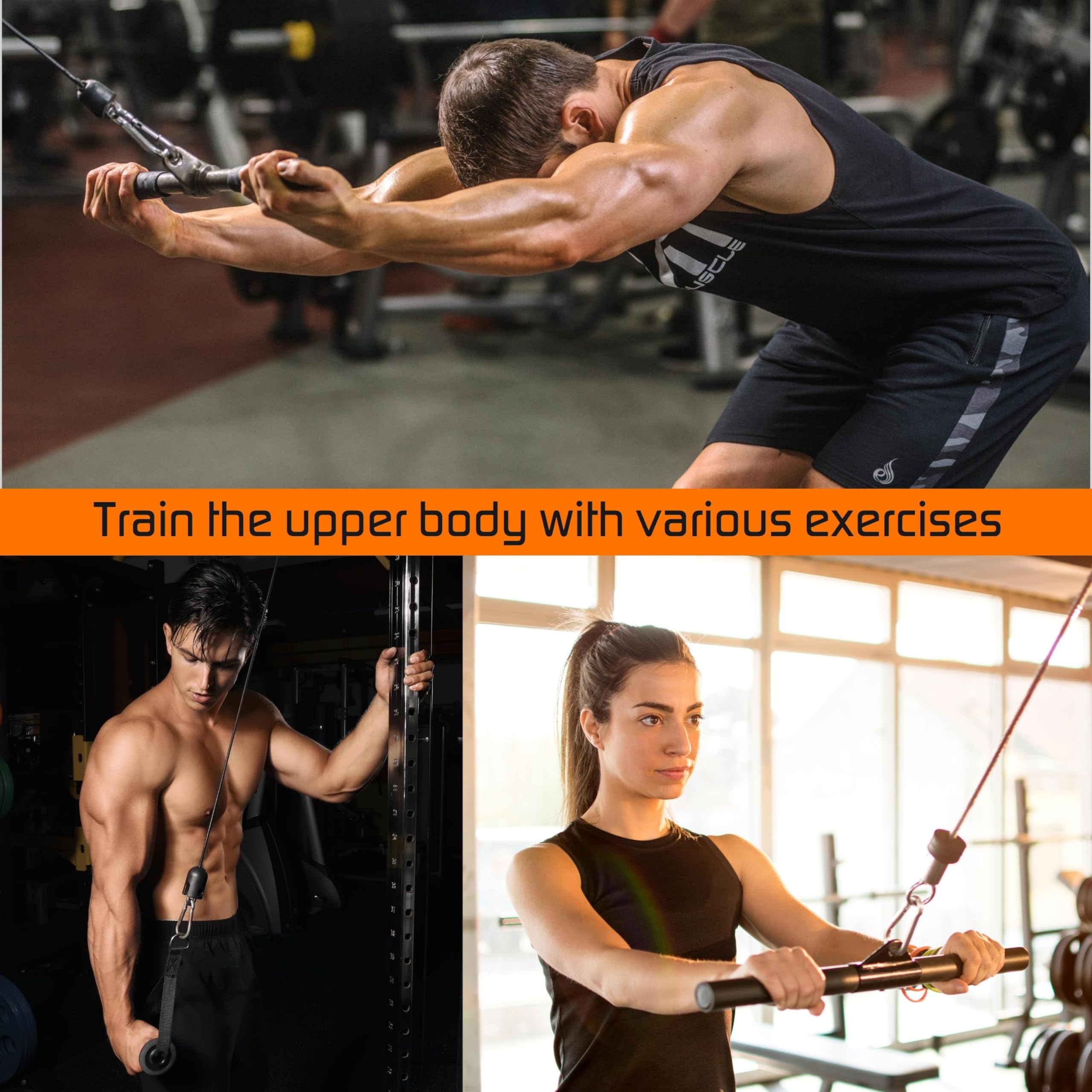 Trintion Fitness Kabelzug - Latzug Trainer Für Heimtraining