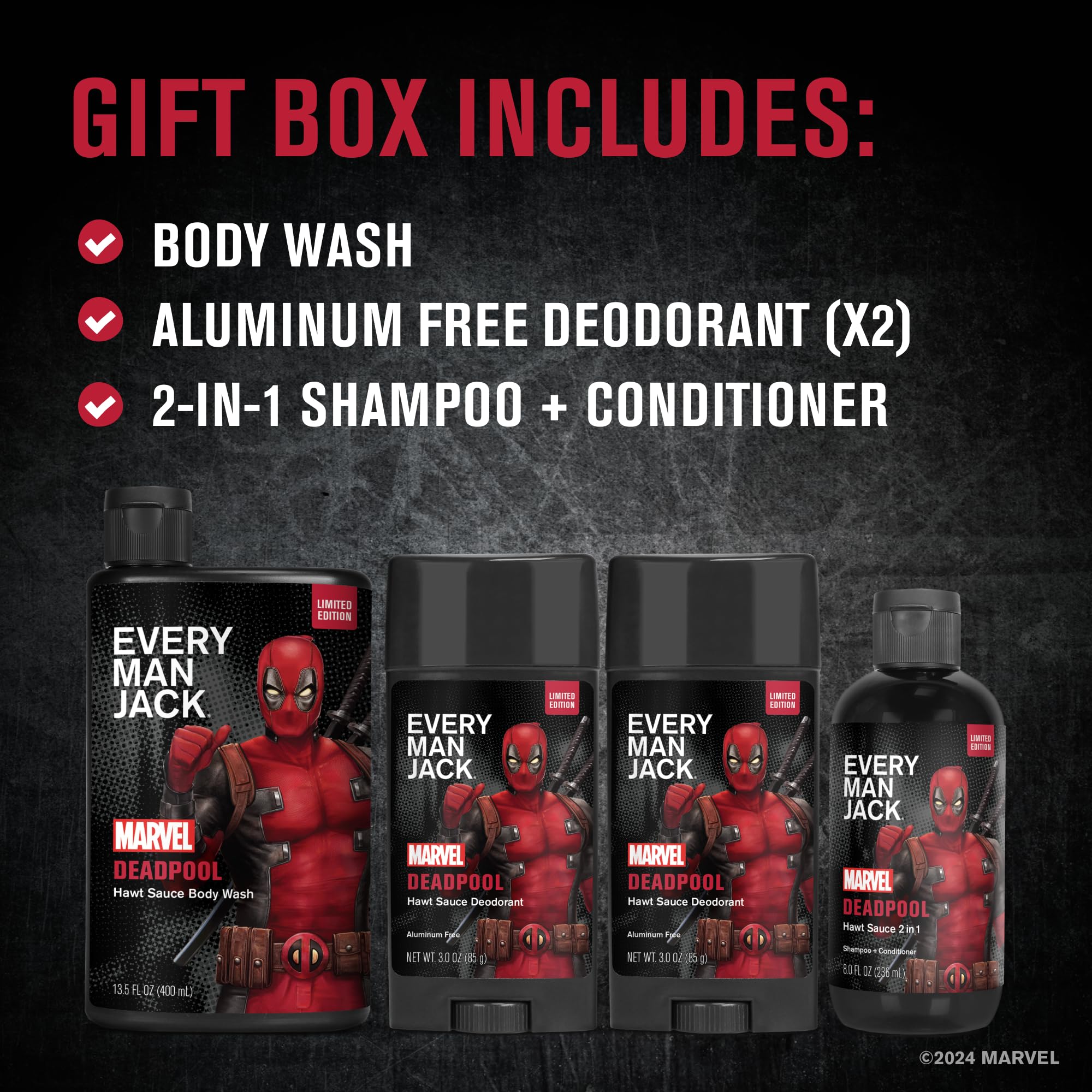 Every Man Jack Spider-Man Body Care Gift Set
