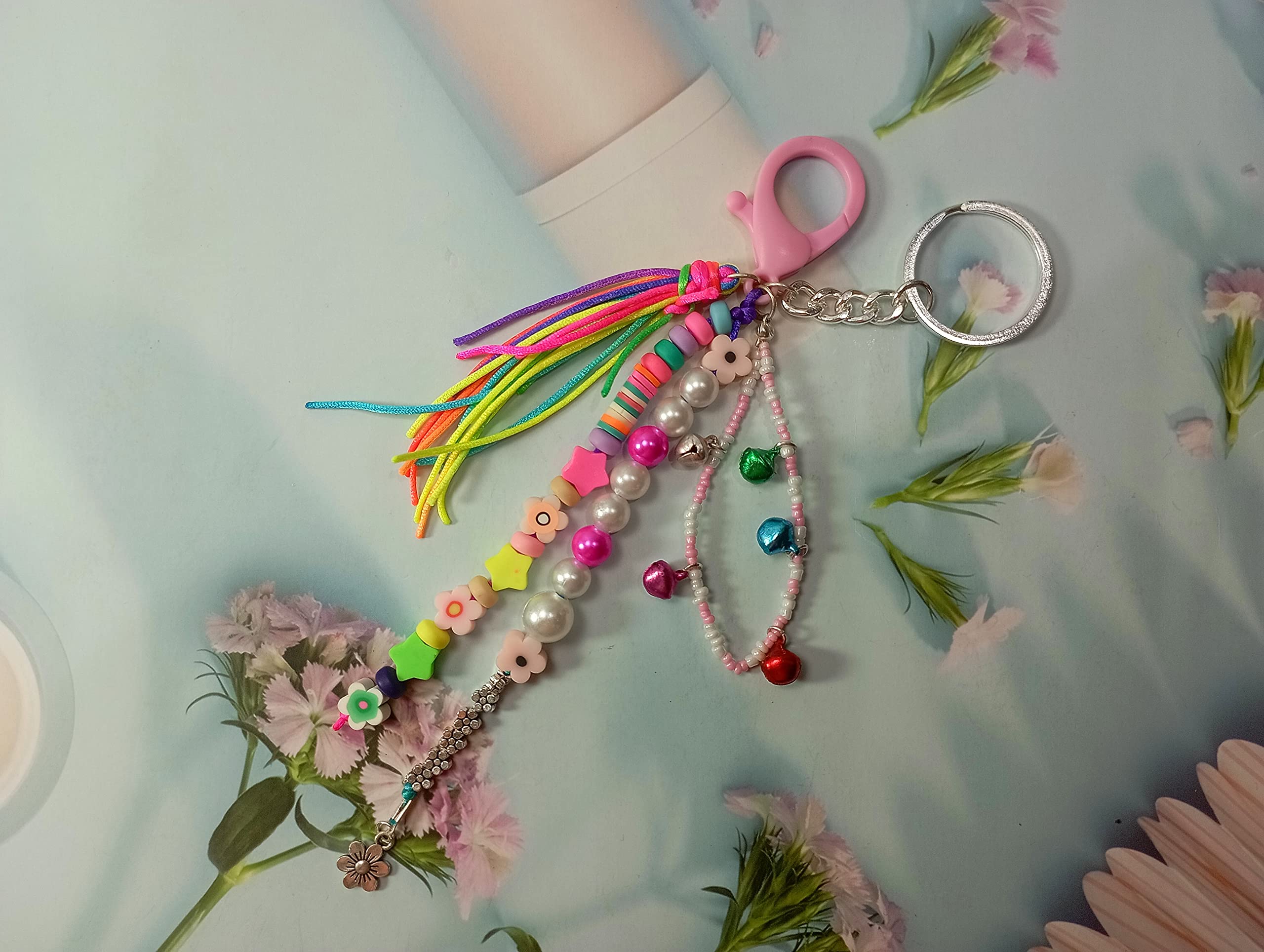 Keychain for Girls and Women 2 In 1 Keychain & Fashion Accessories(Pack-1)(Count-)(Colour-Multi)-image-24