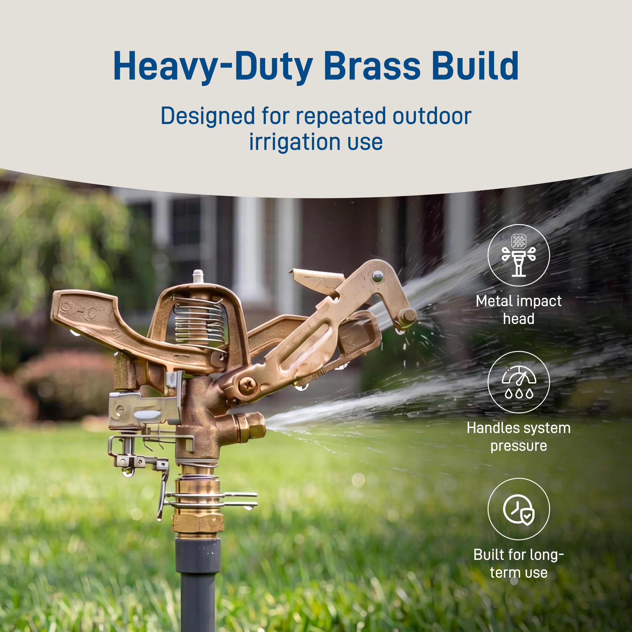 Orbit 55016 Testa irrigatore in Ottone, Attacco 3/4"