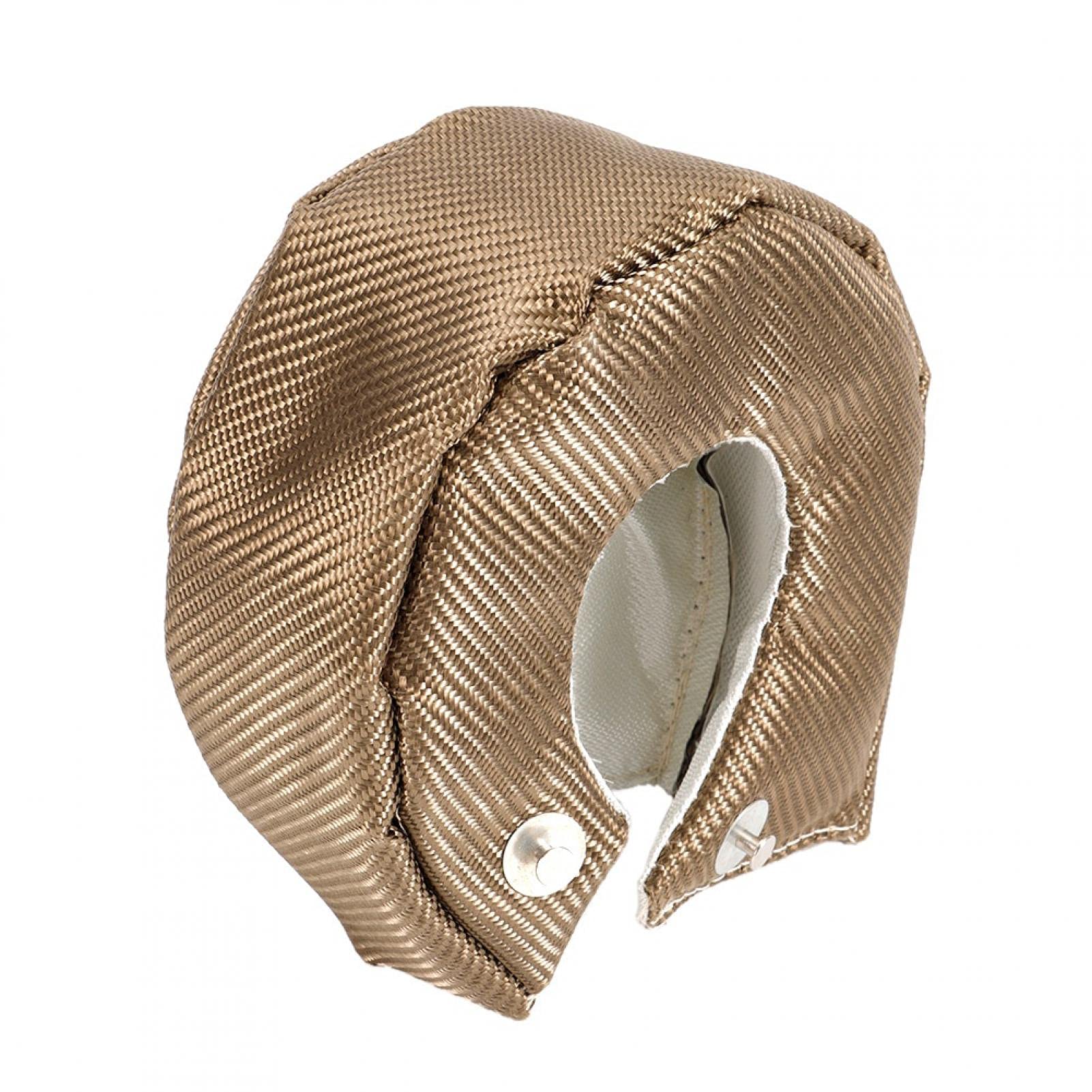 Dioche Turbo Charge Heat Shield, Single Titanium Turbo Heat Shield Blanket Barrier Turbo Charger Cover T3/GT35/GT37/GT40/GT42