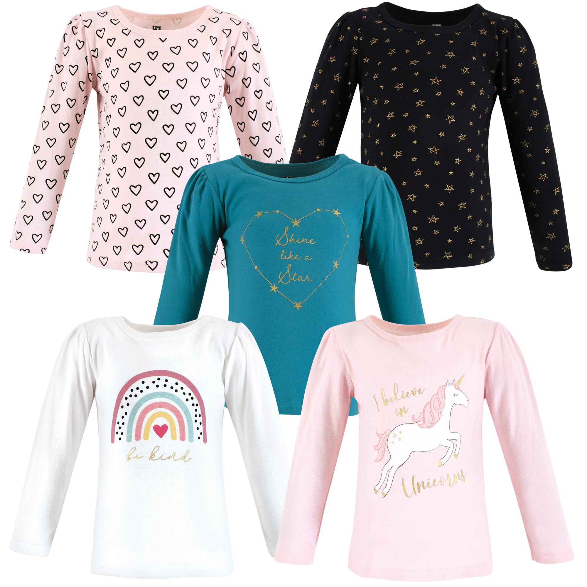 Hudson Baby Baby-Girls Long Sleeve T-Shirts