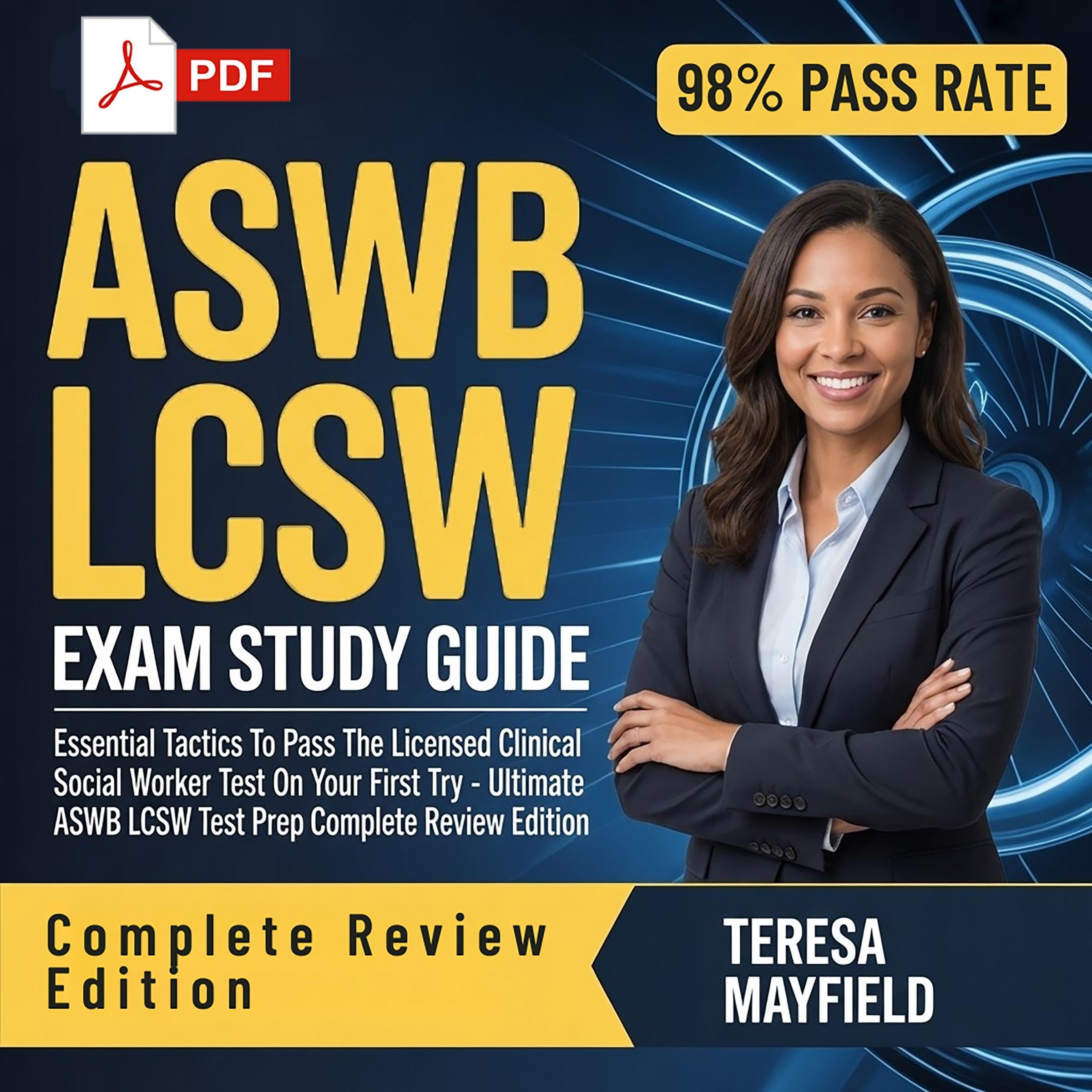 Cover art for ASWB LCSW Exam Study Guide (Complete Review Edition)