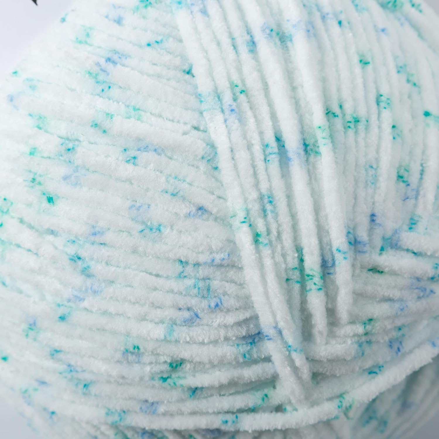 Loops & Threads Skinny Chenille Multi Yarn - Yarn for Knitting, Crochet, Weaving, and Arts & Crafts - Parrot Multi, Polyester, 7.7 oz