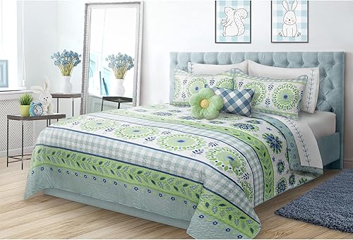 Miniatura 2 de Colchas Hayley para cama individual, colcha suave de verano, colcha de microfibra ligera, colcha de estilo moderno para todas las estaciones, 2