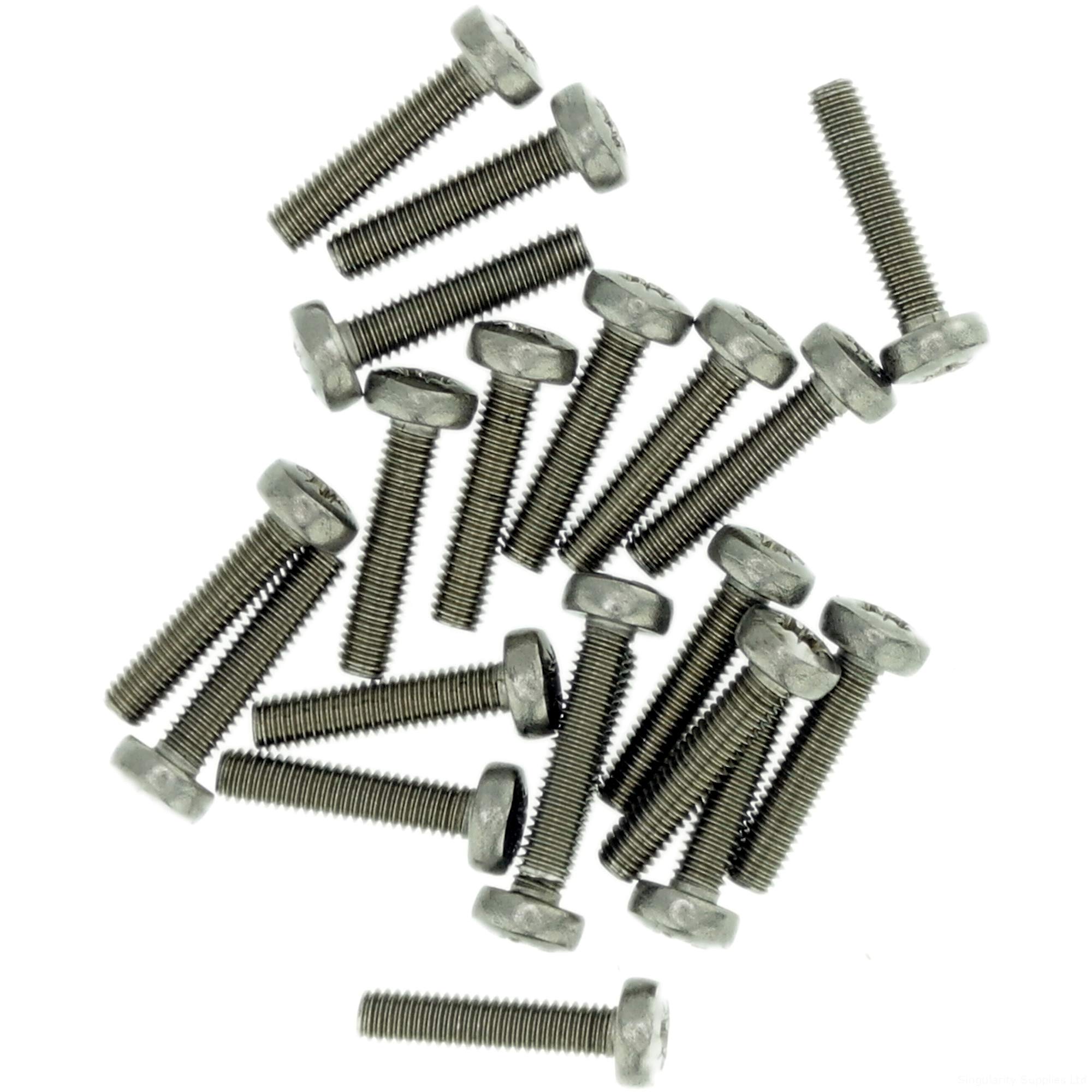 Singularity Supplies M1.6 (1.6Mm X 4Mm) Pozi Pan Machine Screw (Bolt) - Stainless Steel (A2) (Pack Of 20)
