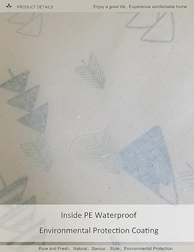 Miniatura 4 de ONOEV Contenedor redondo de tela, cesta decorativa, cesta organizadora con asas, para almacenamiento de ropa, libros y 19.7 pulgadas de alto x 15.7