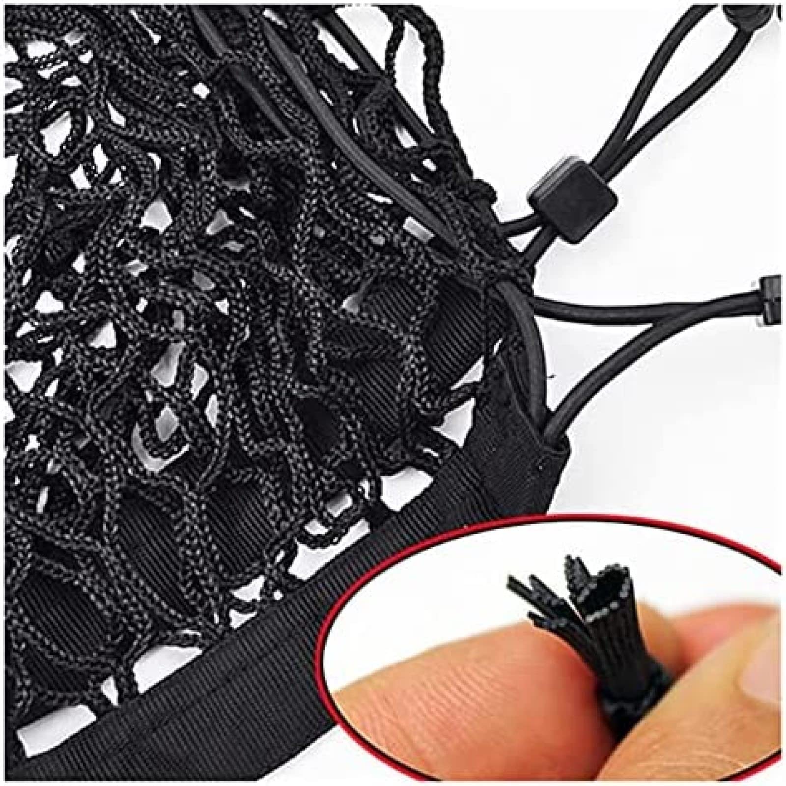 Accessoires de Voiture de Bagage élastique de Maille de Crochet de Filet de Cargaison de Coffre 90 * 30 cm