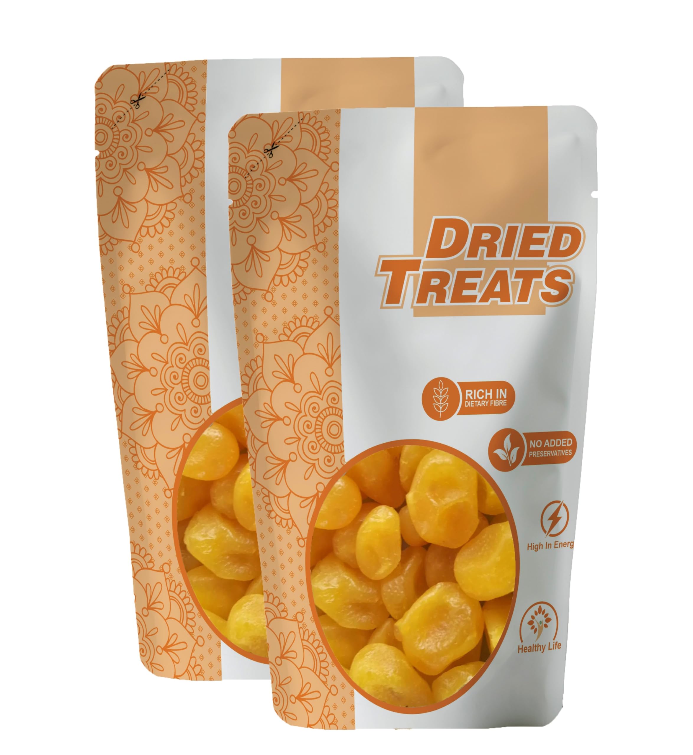 Dried treats Baby Lemon Dry 500 Grams (250gm X 2) – Sweet, Tangy & Juicy Candy Snack For Kids | Dietry Fibre and Antioxidants | Add to Breakfast, Smoothies or Hand Over as a Quick Treat | Dried Baby Lemon Candies Loved By Kids | No Cutting, Just Open & Eat | Dehydrated Dried Tropical Fruit