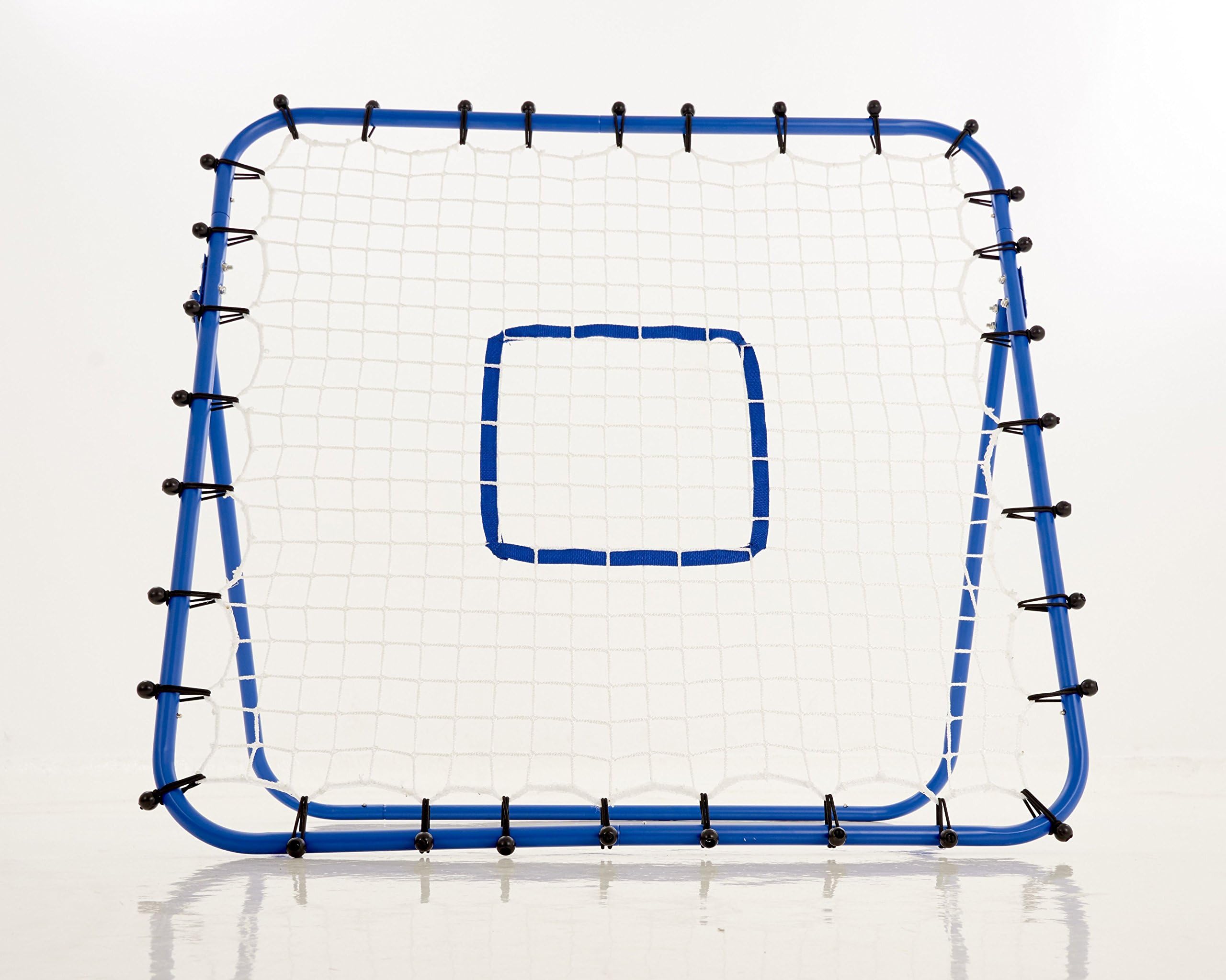 Sunsport Rapid Response Rebounder - 100 x 100cm | Cricket & Baseball Training Net | Adjustable, Portable with Target Zone | Blue