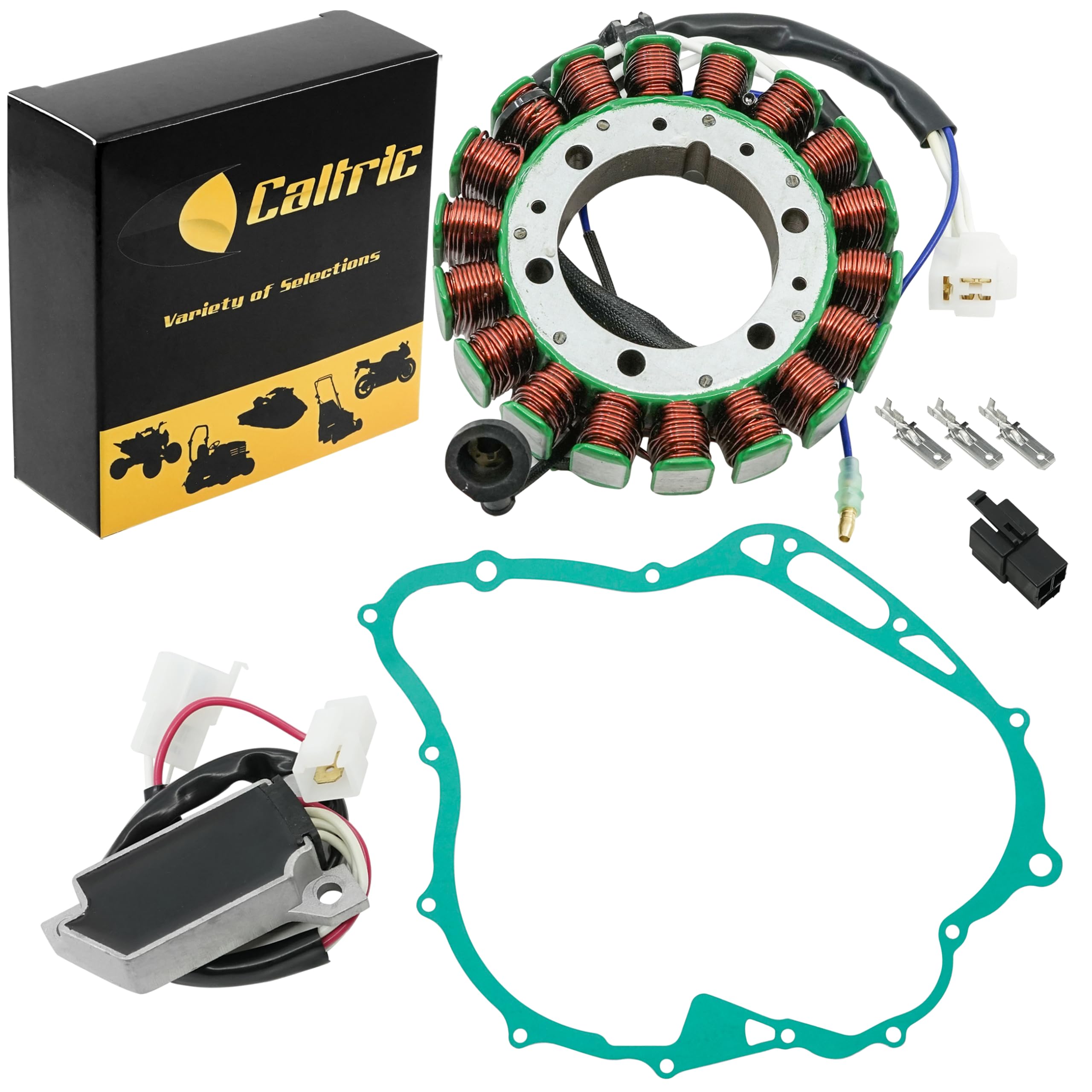 Amazon.com: Caltric Stator & Gasket & Regulator Compatible with