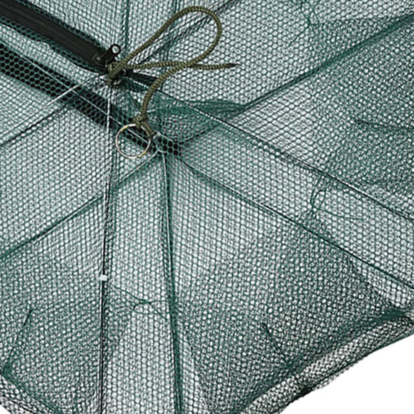 BuyWeek Rete di Pesca, Trappola per Pesce in Borsa da Pesca Nylon Nylon Nylon 6/12 Fori