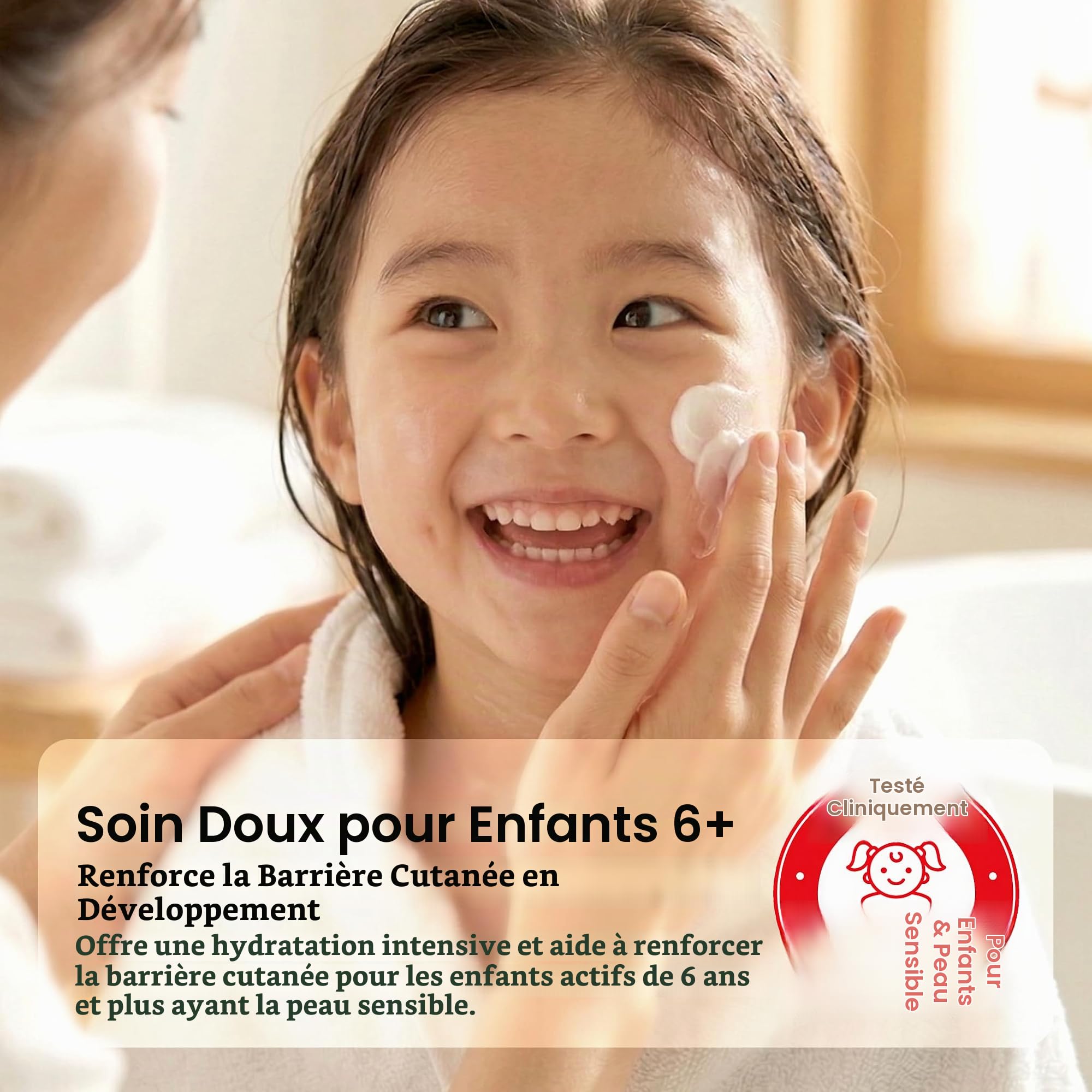 ATOPALM Crème Hydratante Intensive 100ml, Formule Originale, Crème Hydratante Riche, Douce, Régénère l'hydratation, Protège la Peau Contre Les Dommages et l'inconfort, Technologie MLE, Sans Paraben