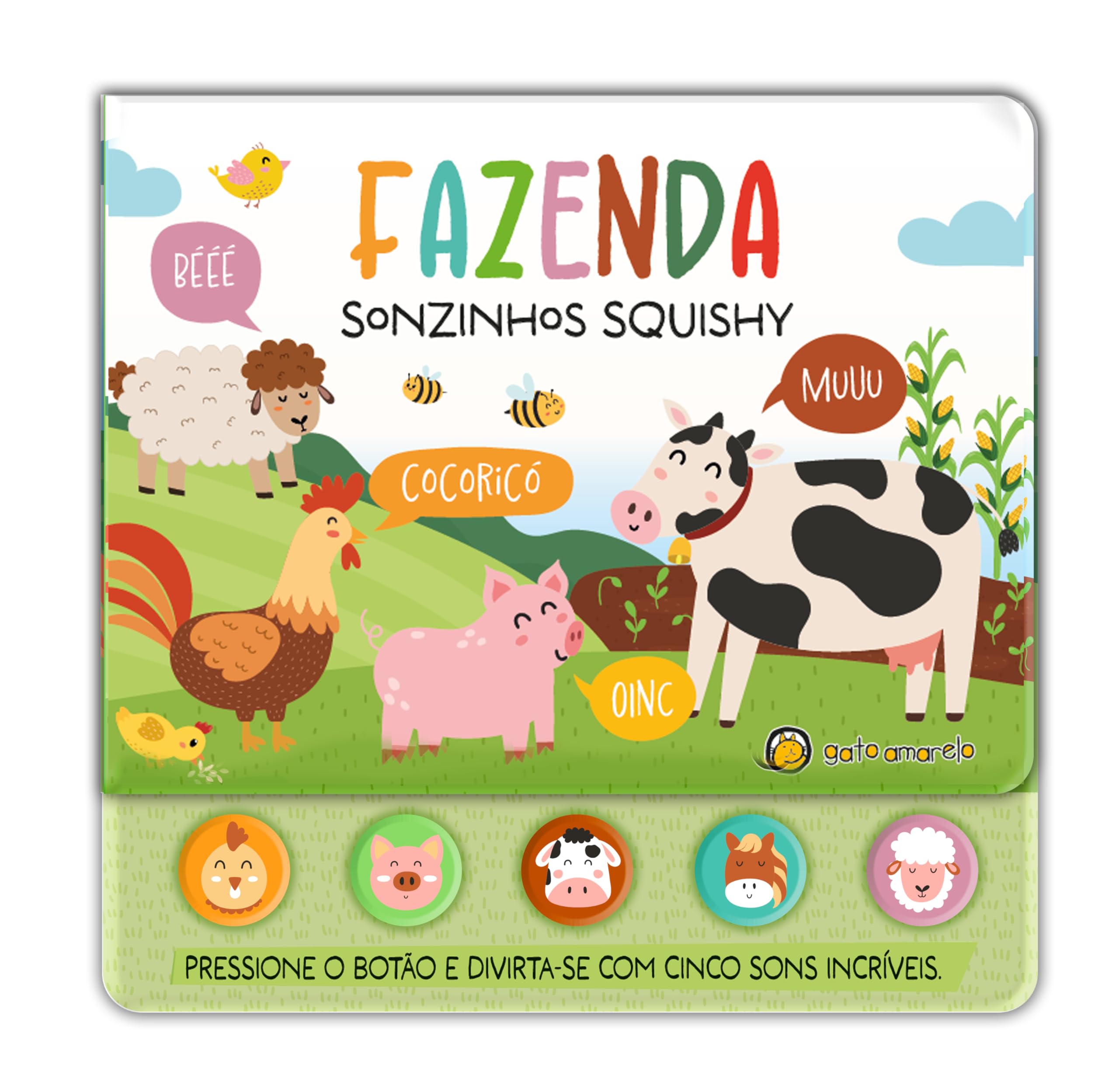 Fazenda - sonzinhos squishy | Amazon.com.br