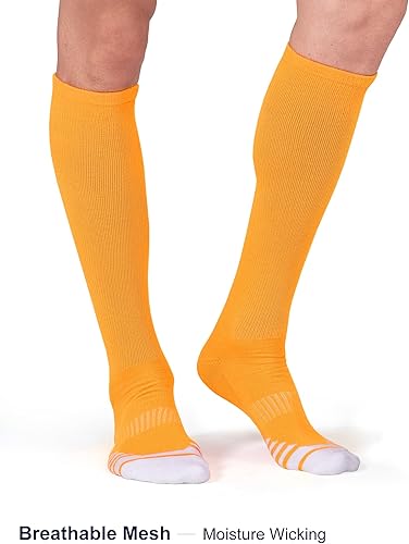 Miniatura 3 de FITRELL Paquete de 23 calcetines de béisbol y sóftbol para niños, jóvenes, hombres y mujeres, calcetines altos hasta la rodilla (varios colores)