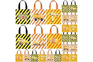 Perfect Party Favor Bags for Construction Zone Themed Celebrations