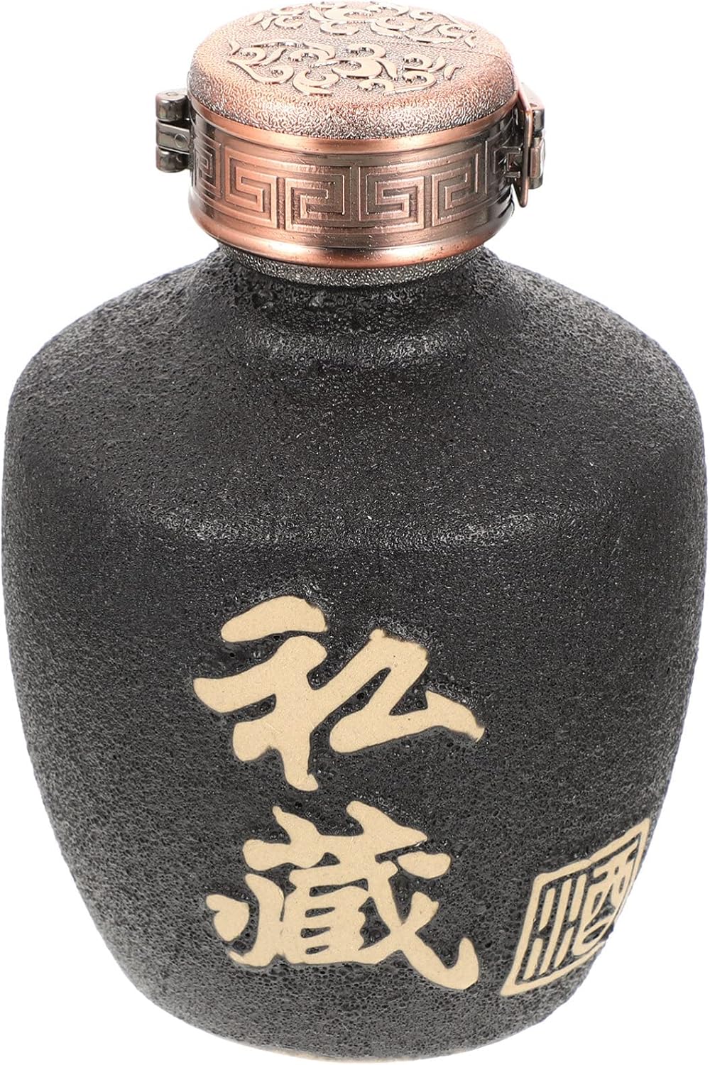Product image of Luxshiny Chinese Ceramic Wine Jar Sake Sardine Sealing Bottle for Home Use 1 Pc Ceramic Alcohol Container with Lid for Baijiu Soju Whiskey
