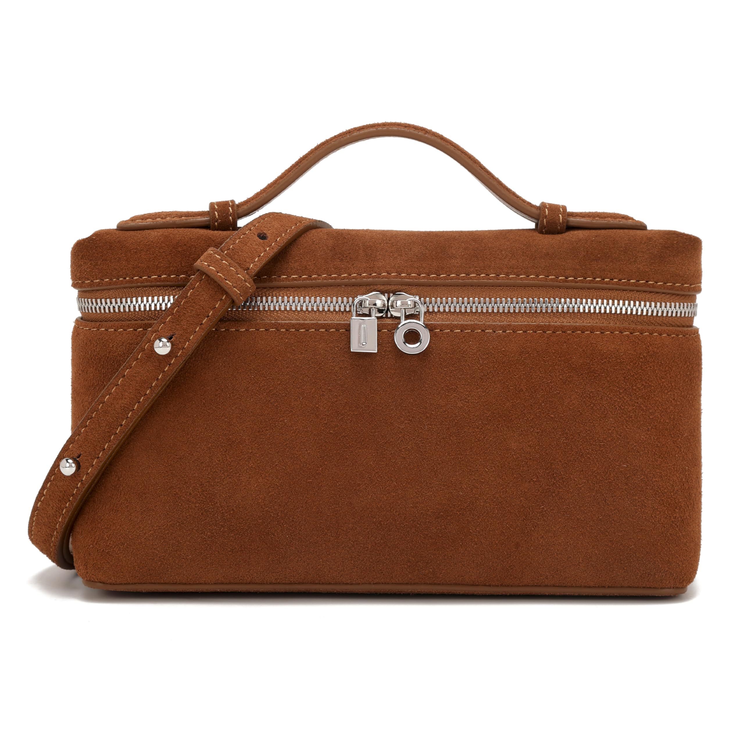 RejollyCrossbody Bag for Women Small Top-Handle Pouch Purse Designer Shoulder Handbag Quiet Luxury Leather Trendy Purse