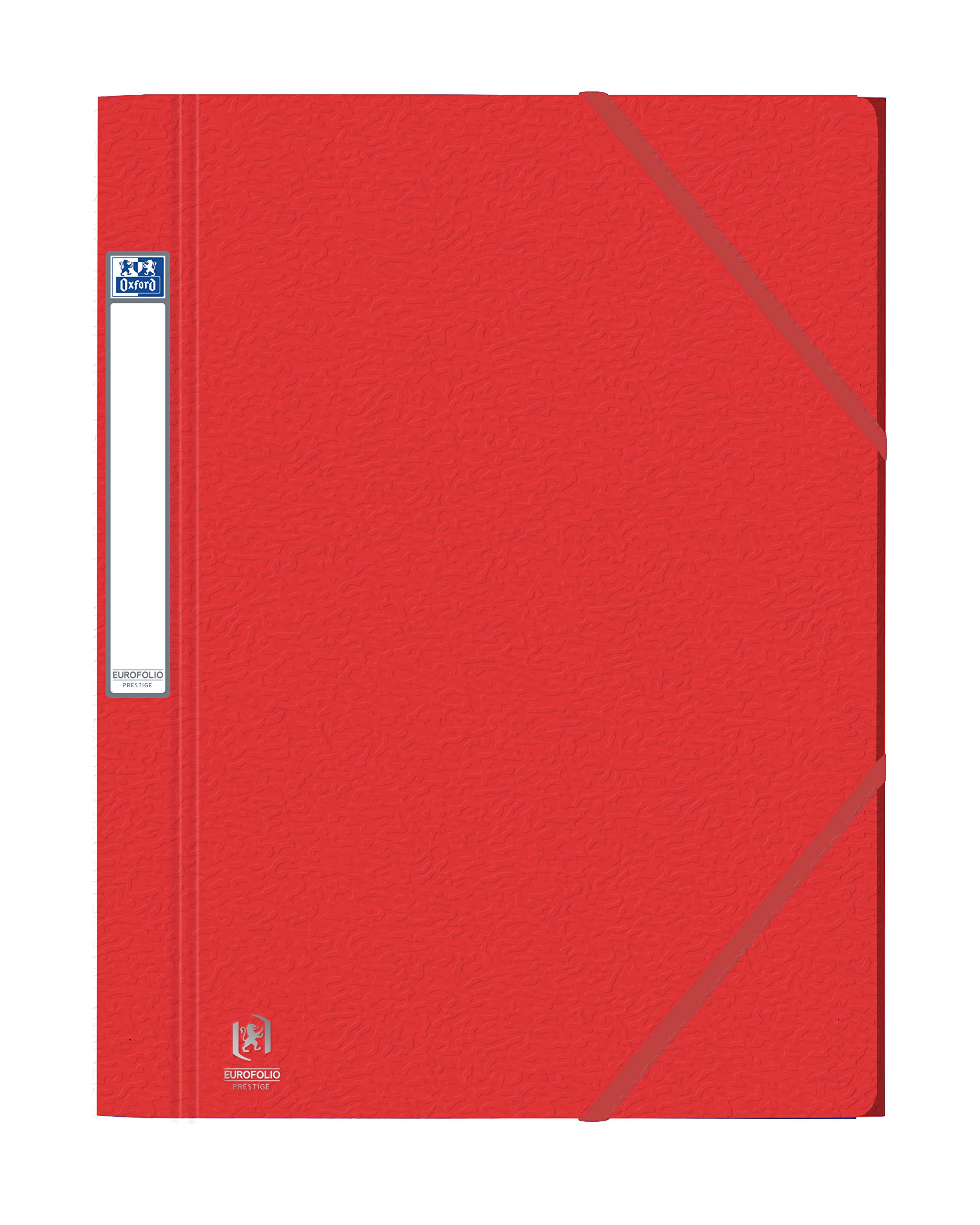 Oxford HFP Lot de 10 chemises à 3 rabats en carton Rouge Format A4