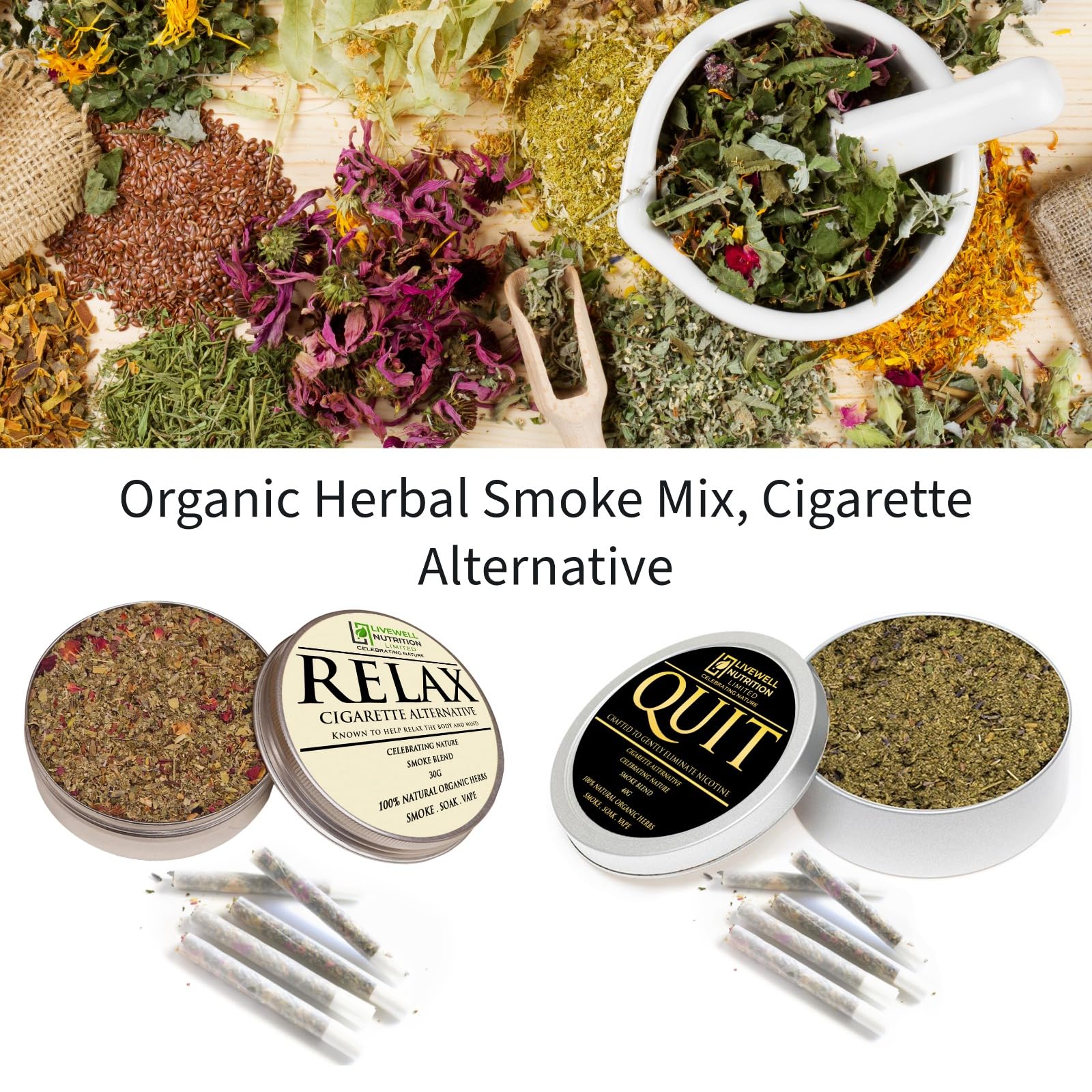 tobacco alternatives for joints uk Tobacco Alternative, Le Classique Herbal Smoke Blend (RELAX) 100% Nicotine  Free, 30g TWIG FREE: Amazon.co.uk: Health & Personal Care