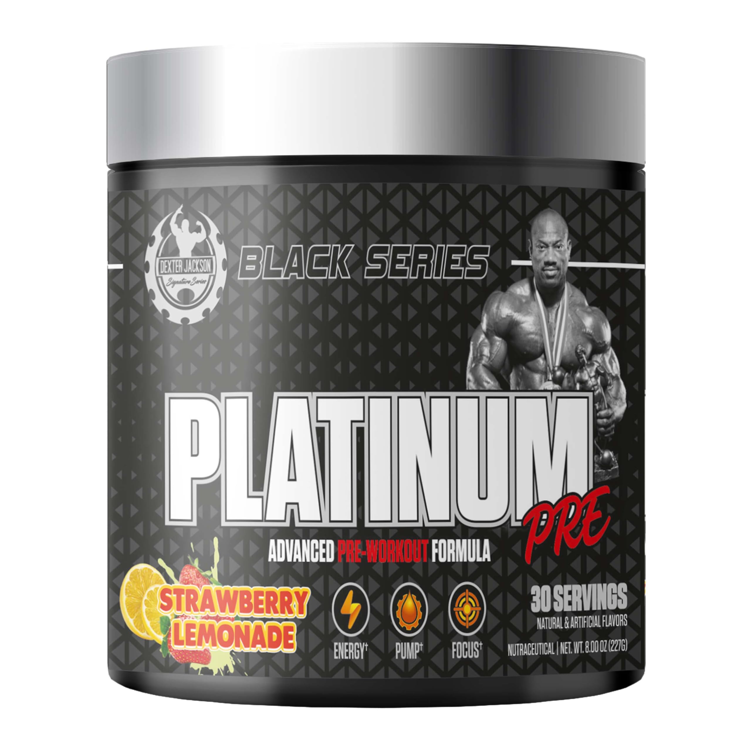 Dexter Jackson Black Series Platinum Pre-Workout | Advanced Pre-Workout Formula | 30 Servings (227g) | Orange Mango Flavor — Amazon image 5