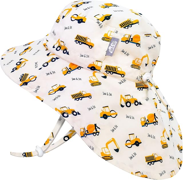 Jan & Jul Cotton pour garçons Xplorer Sun-Hat (bébé, tout-petit, enfants)