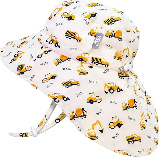 JAN & JUL Kids' Adjustable Cotton Xplorer Sun Hat 50+ UPF