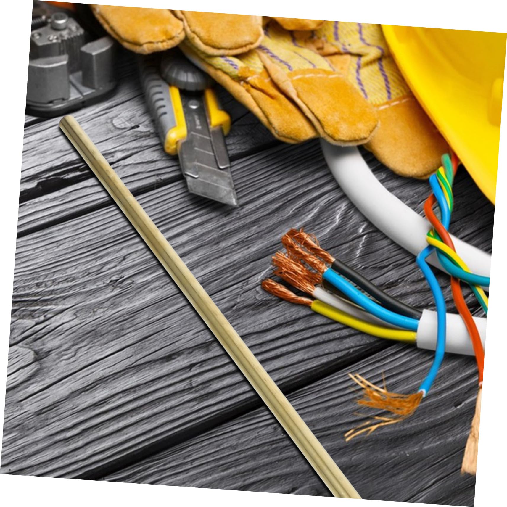 VILLFUL Metal Rods for Crafts Brass Round Rod Kit Handicraft Making Supply for DIY Projects