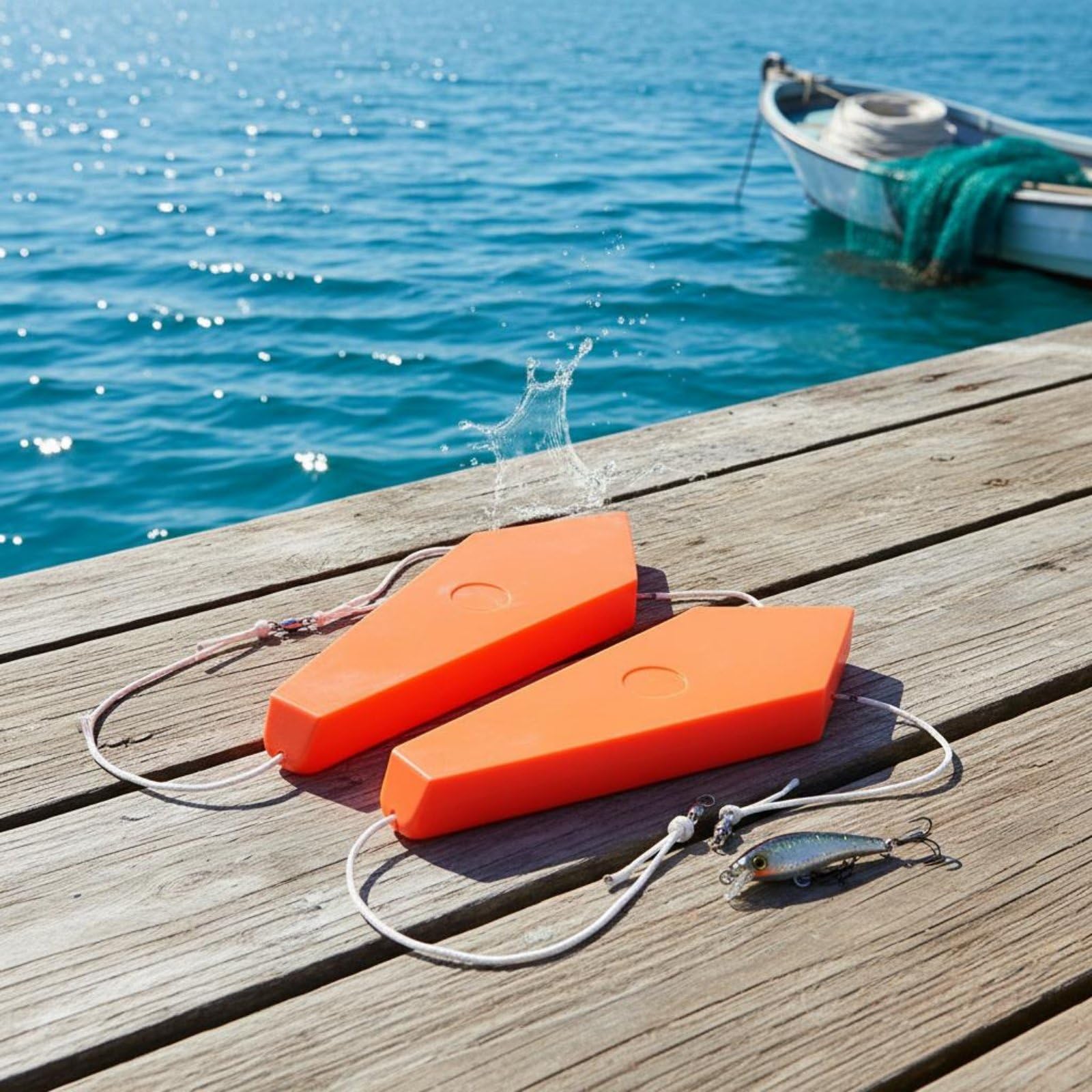 Señuelo de pesca| Pesca Accesorios Señuelos Spinning Pesca Mar, Naranja