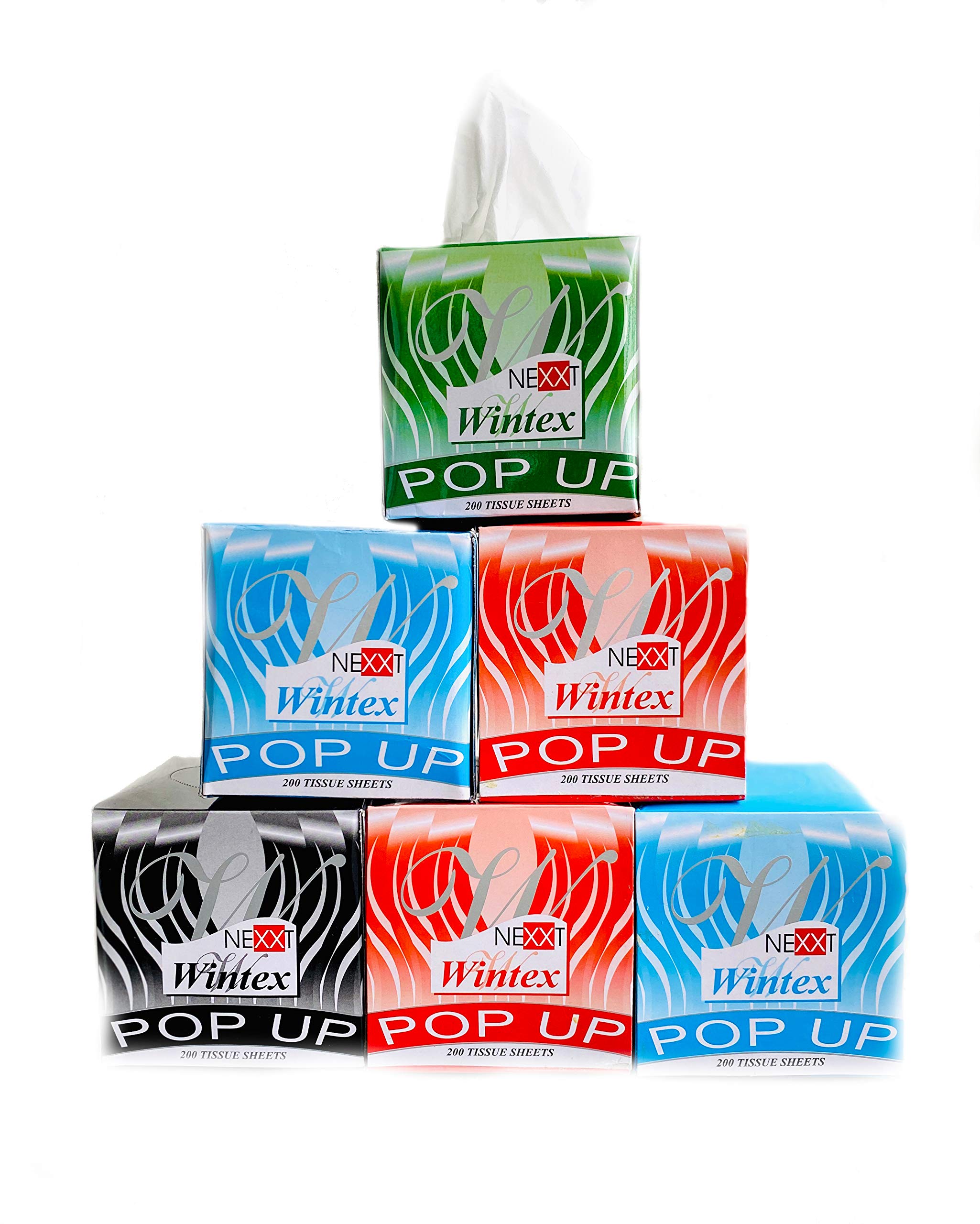 Wintex Nexxt Pop-Up Super Soft Square Box Facial Tissue (Pack of 6