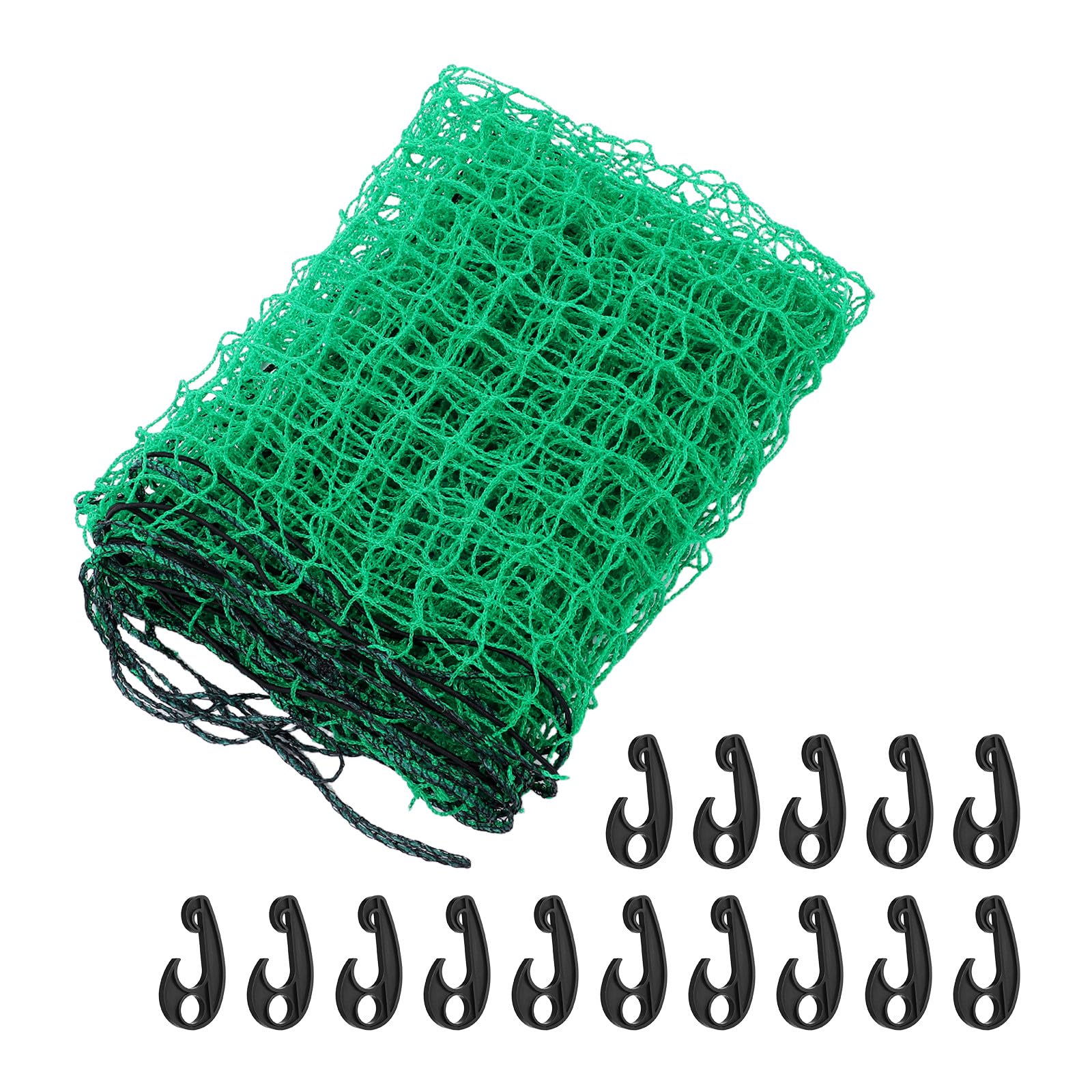 Rete Fermacarico per Cassone Pickup in Nailon Verde | Rete di Carico con Ganci, Copertura Estensibile per Cassone e Roof Cargo Carriers, Uso per Dump Runs e Camping