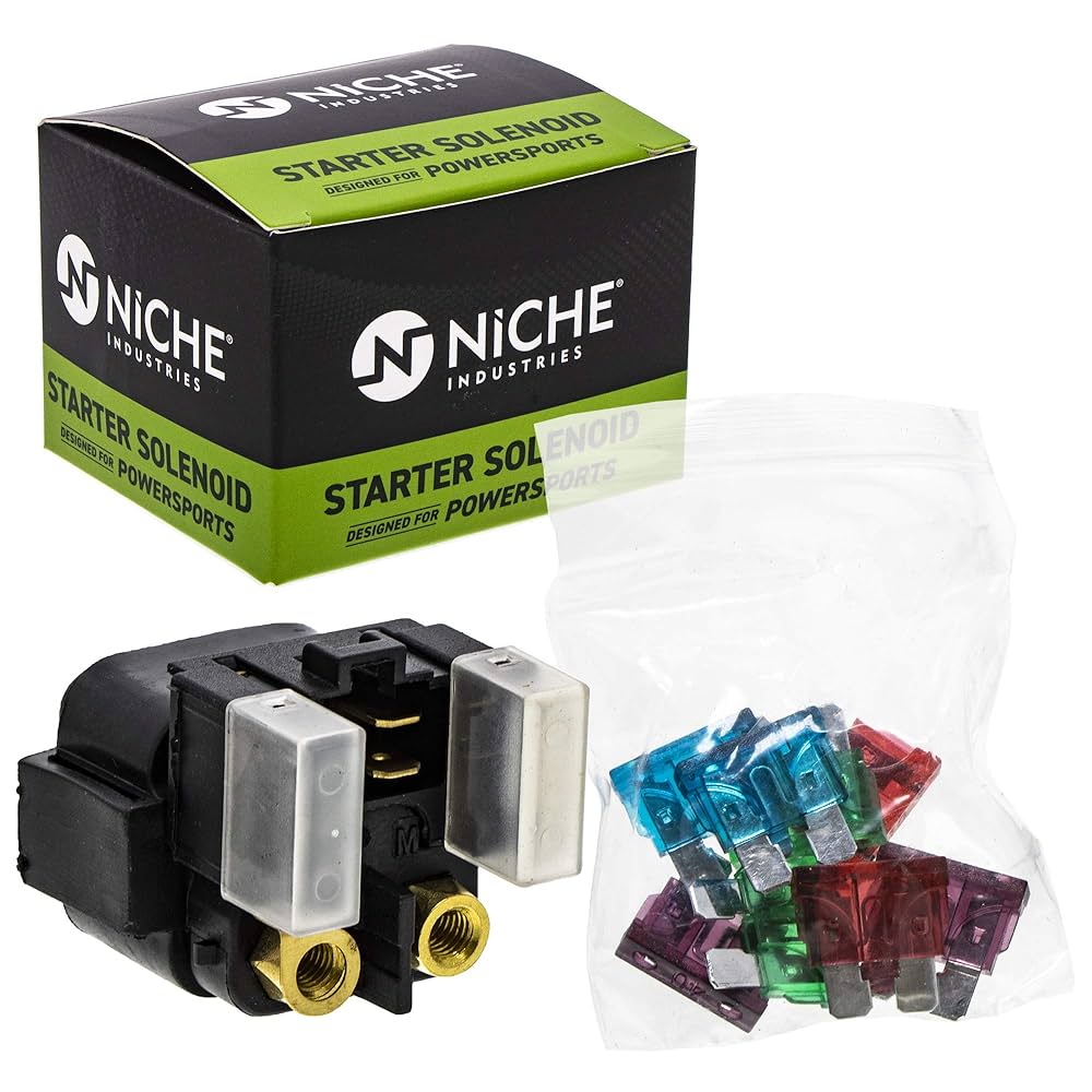 RELENT ラ・セラール Starter Set Amazon.com: NICHE Starter Solenoid Relay Switch for Kawasaki