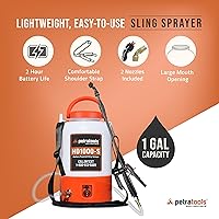 Vista 6 de Pulverizador alimentado por batería PetraTools de 1 galón - HD1000-S - Pulverizador eléctrico de servicio pesado para control de malezas/plagas