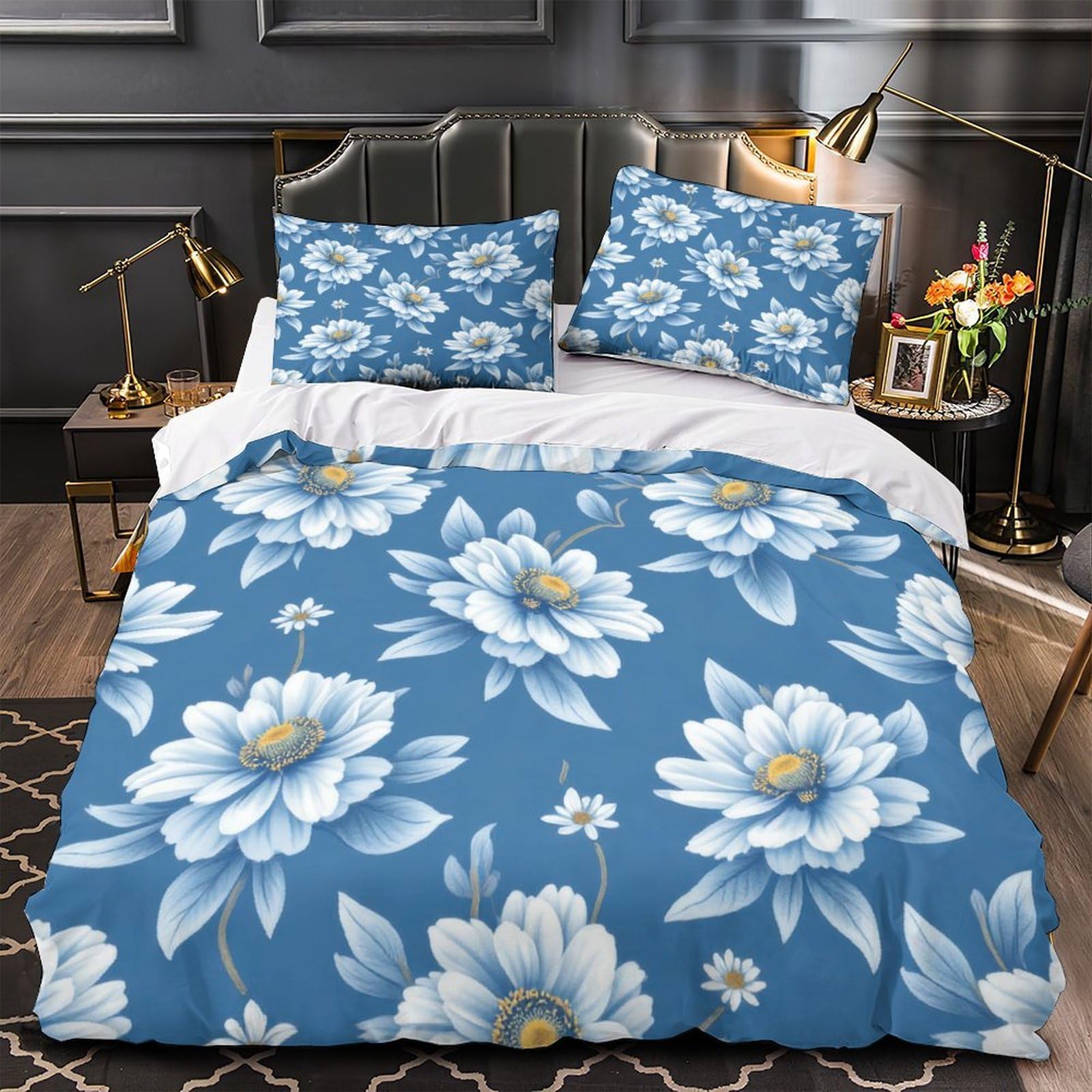 Parure de lit 3D haut de gamme rose design cœur d'araignée double 200x200